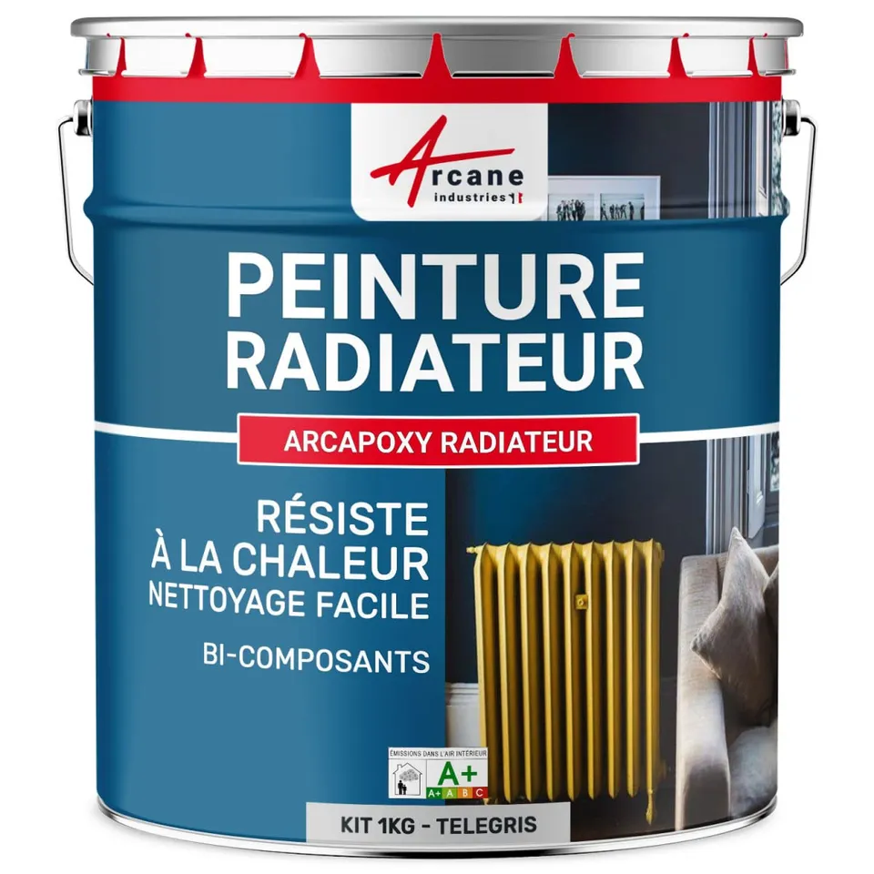 arcane-arcadeco-peinture-radiateur-1-kg-telegris-4-ral-7047 image 1