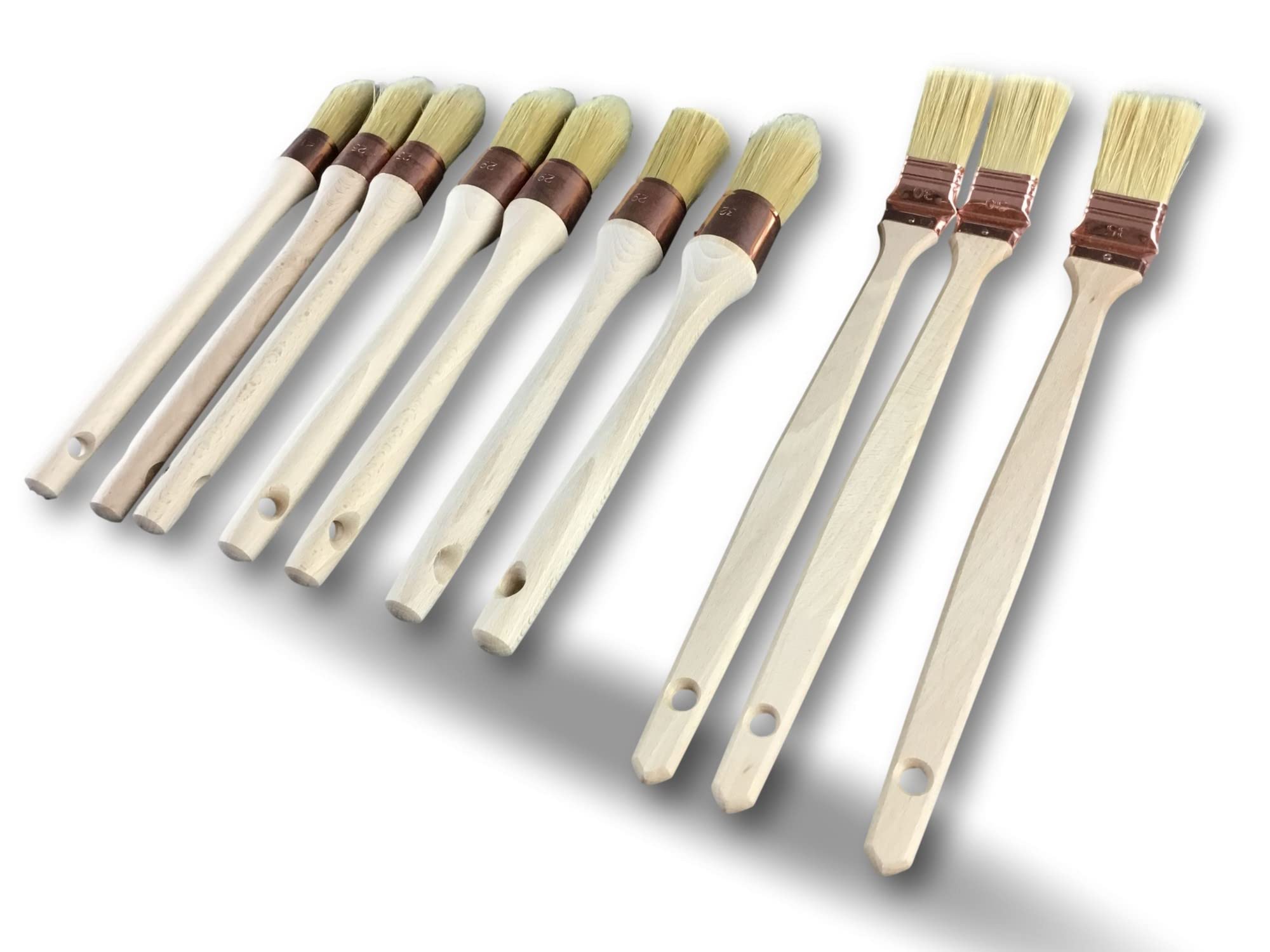 kibros-travaux-de-peinture-pack-10-pinceaux-rechampir-plats-france image 2