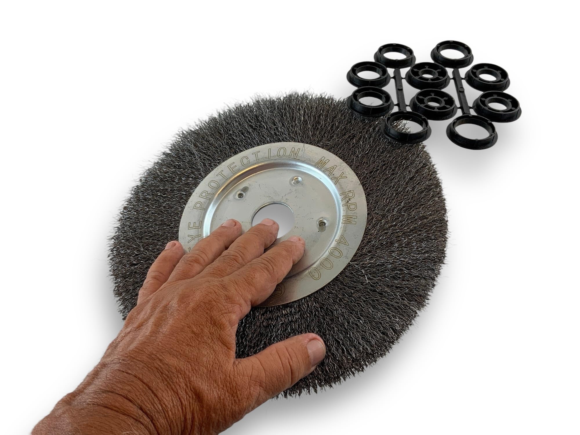 kibros-brosse-circulaire-touret-acier-200-mm-1-rang-fil-dur image 4