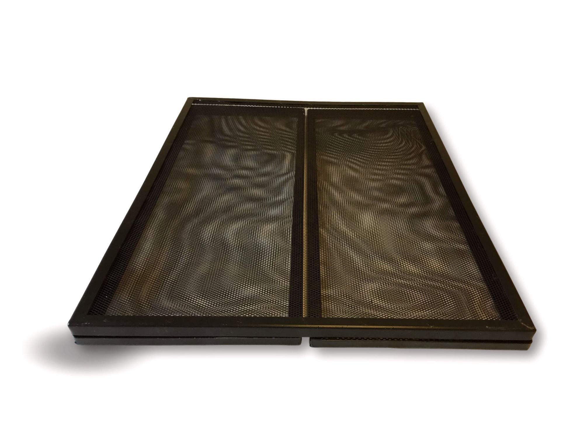 kibros-pare-feu-3-volets-acier-noir-68x121-cm-l-unit image 4