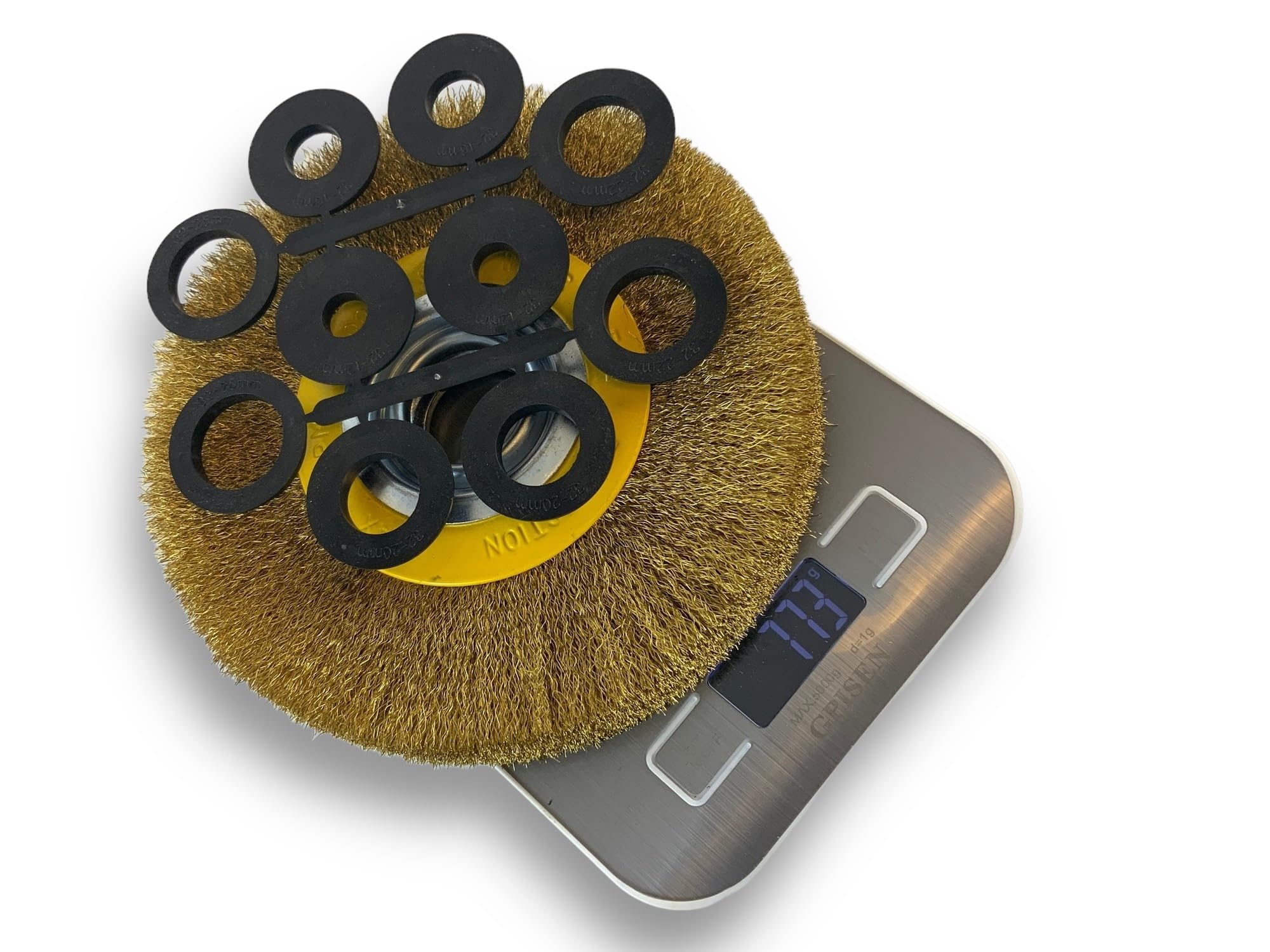 kibros-brosse-circulaire-touret-laiton-souple-175-mm-3-rangs image 7