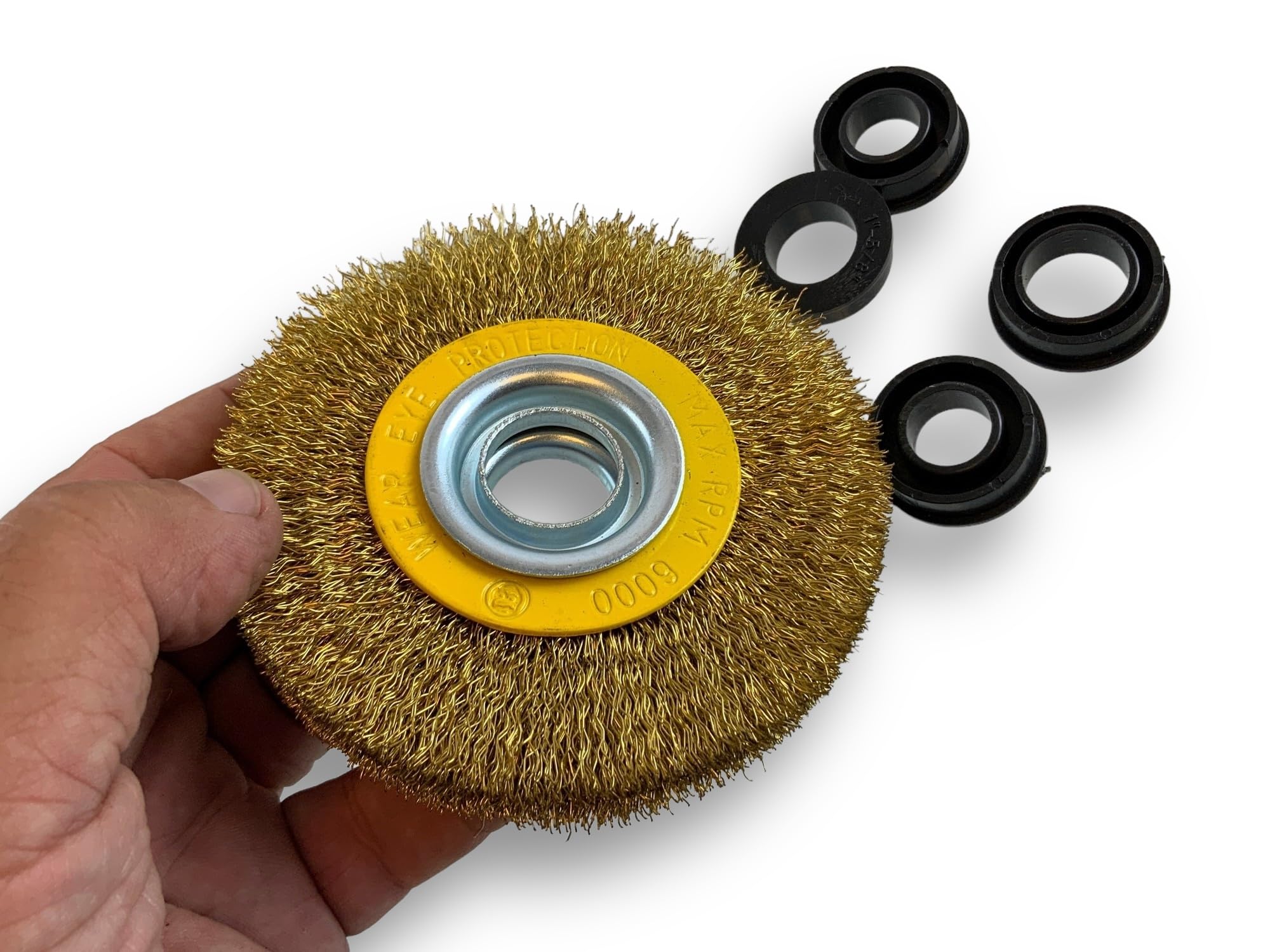 kibros-brosse-circulaire-touret-laiton-dur-100-mm-2-rangs image 3