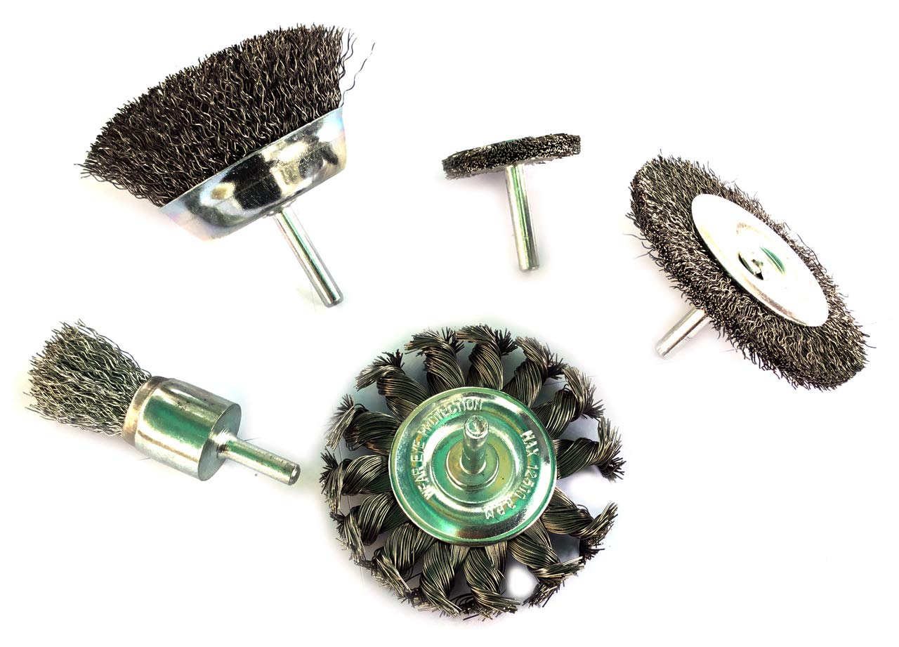 kibros-lot-5-brosses-acier-tige-6-mm-brins-durs image 2