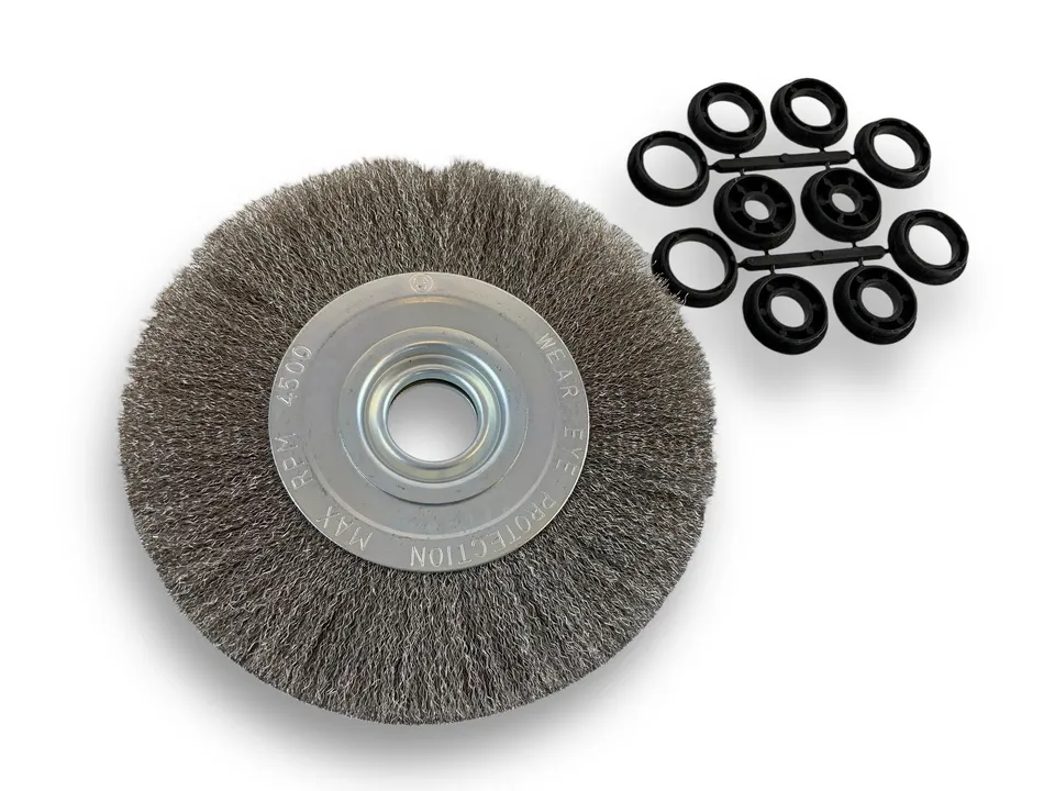 kibros-brosse-circulaire-touret-inox-200-mm-2-rangs-2 image 1