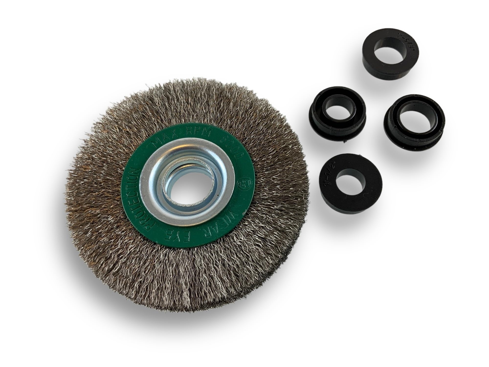 kibros-brosse-circulaire-touret-inox-souple-125-mm-2-rangs image 1