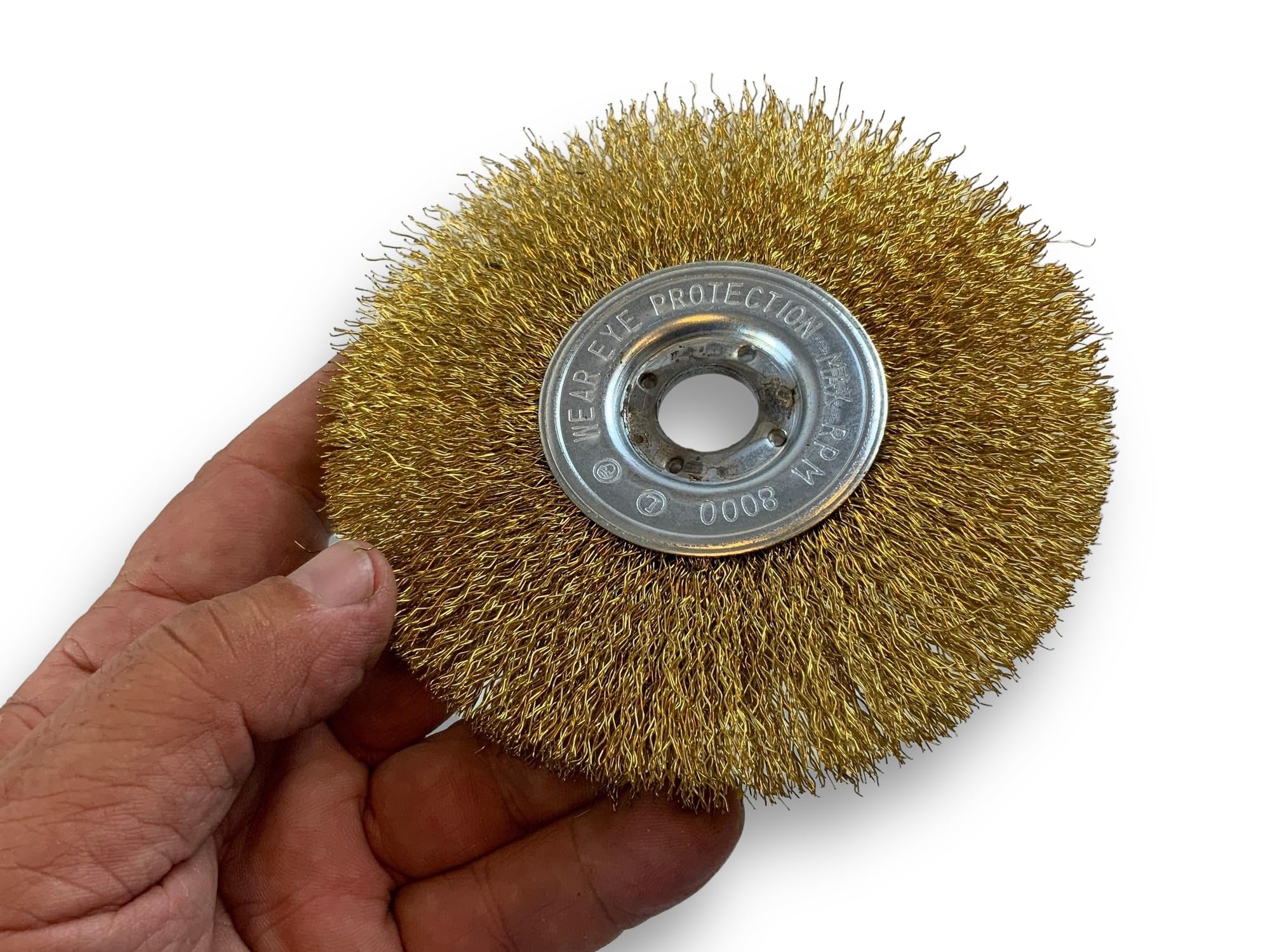 kibros-brosse-circulaire-touret-laiton-fil-dur-125-mm-1-rang-x1 image 3