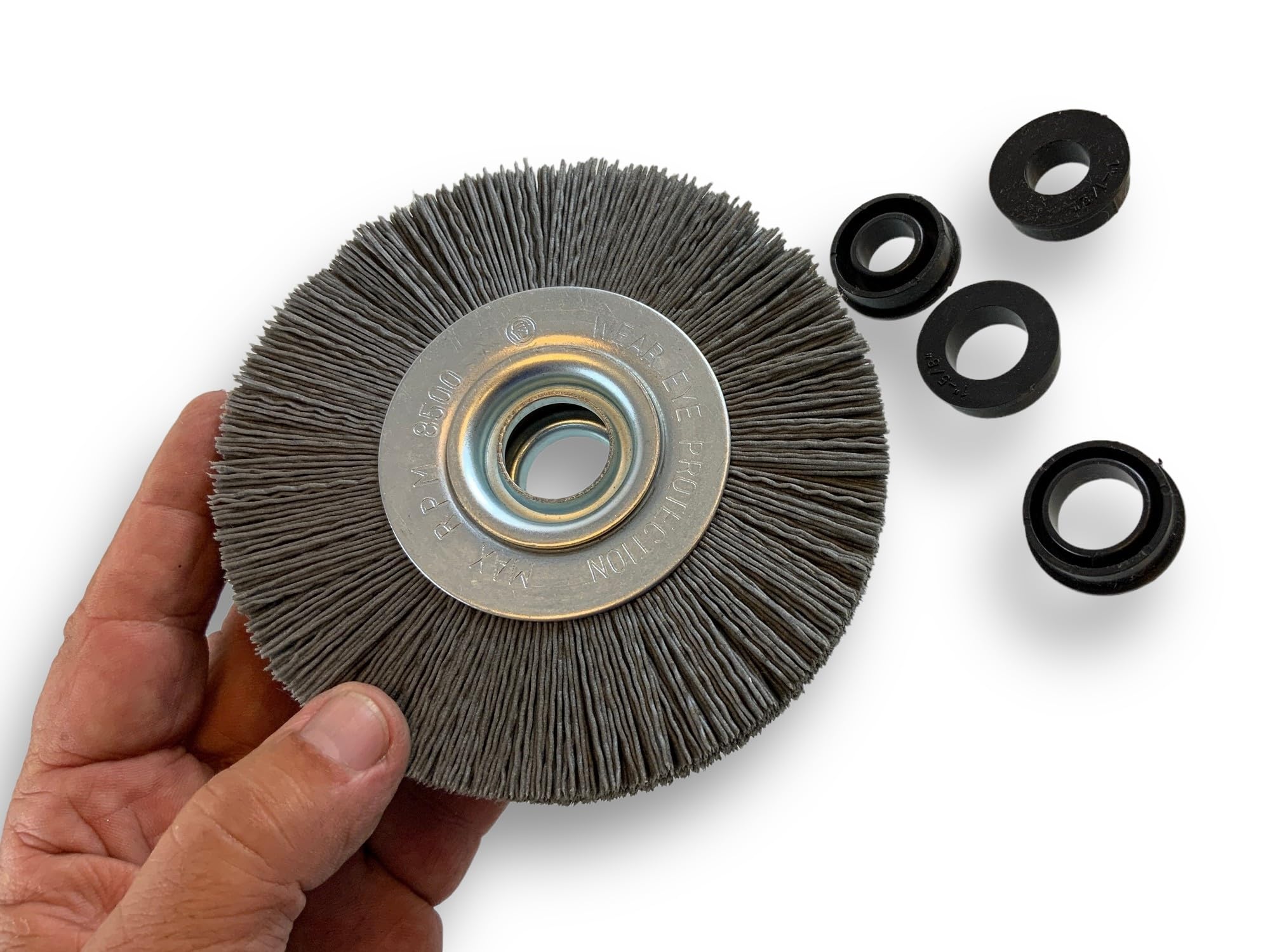 kibros-brosse-circulaire-touret-nylon-grain-240-125-mm-3-rangs image 3