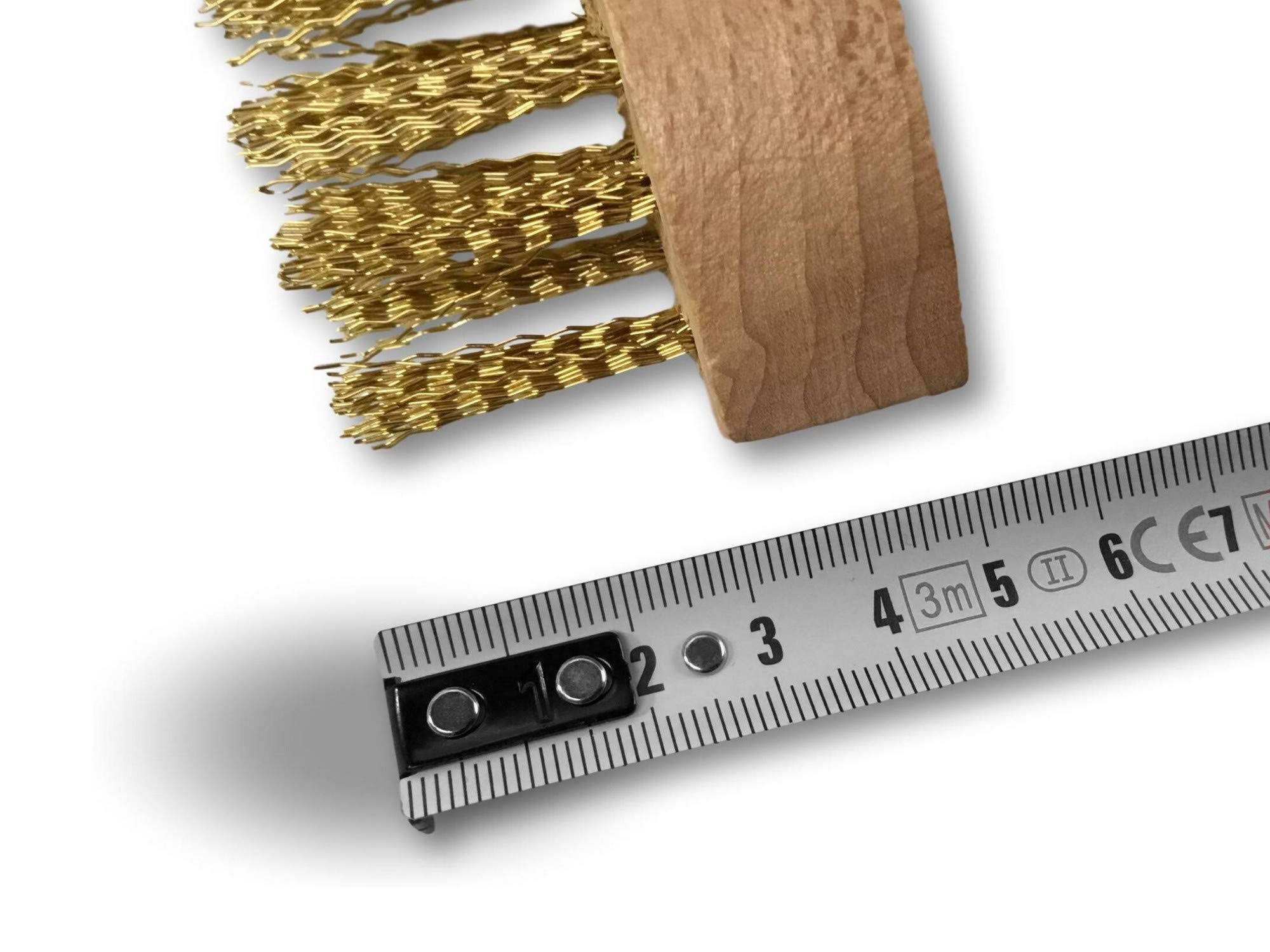 kibros-brosse-soudeur-laiton-4-rangs-manche-bois image 7