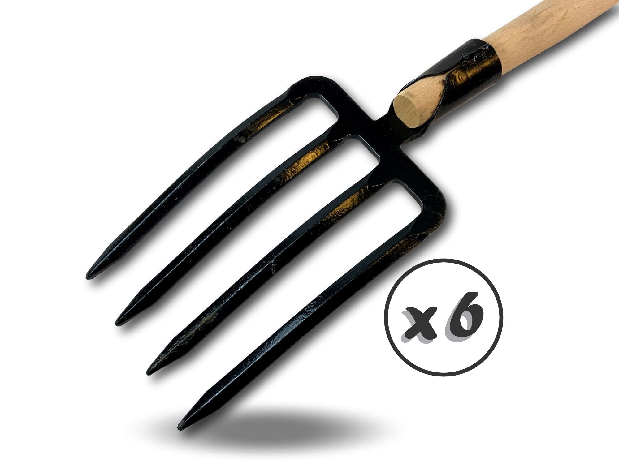 kibros-lot-6-fourches-b-che-4-dents-manche-120-cm image 4