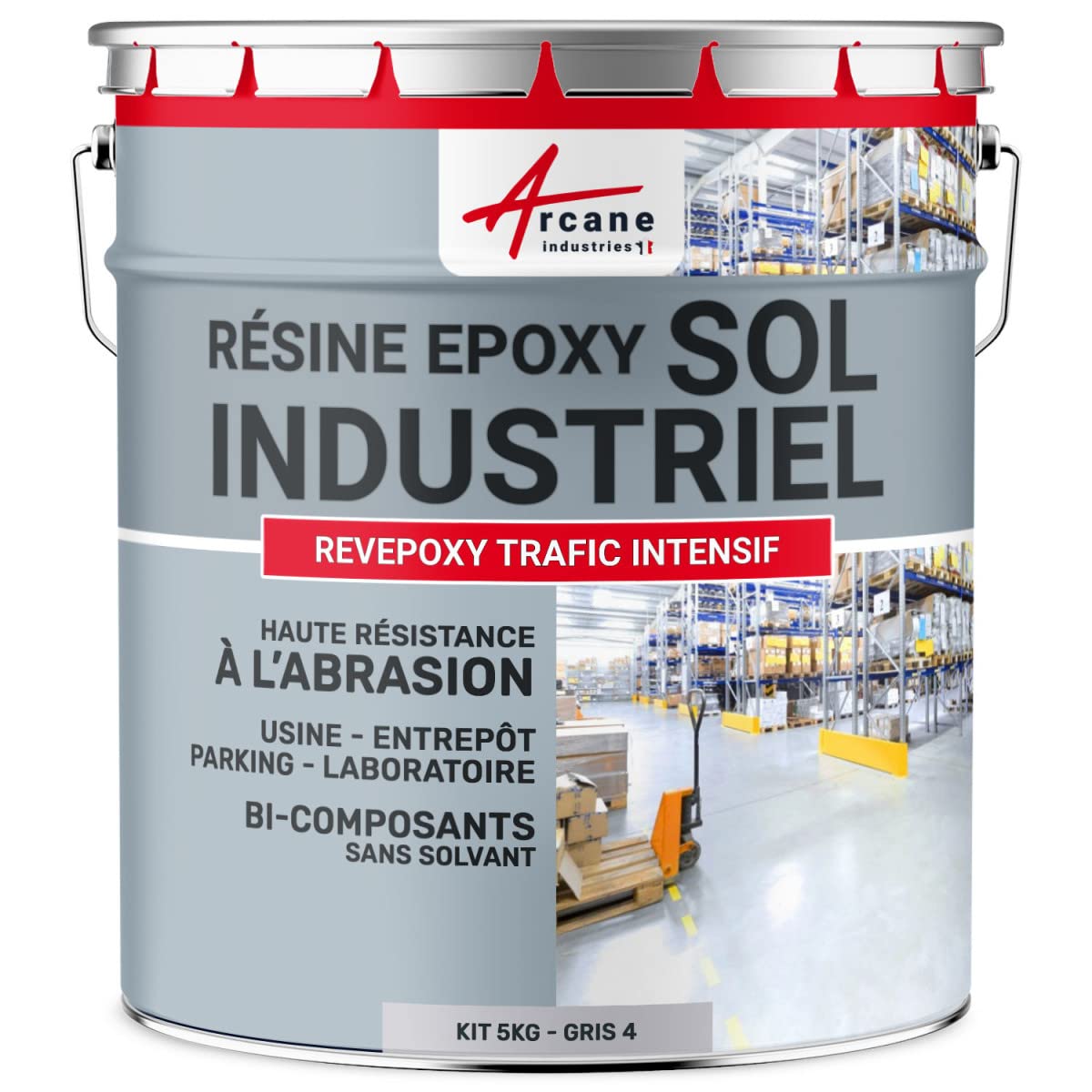 arcane-arcapoxy-peinture-poxy-sol-5kg-telegris-4-ral-7047 image 1