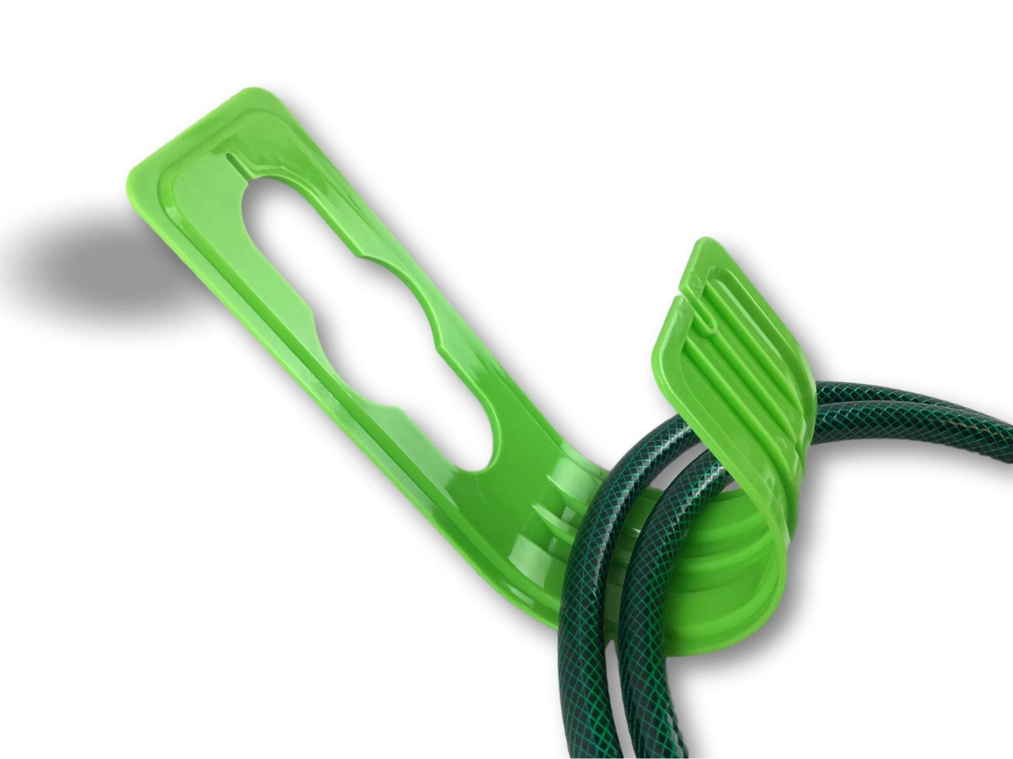 kibros-porte-tuyau-jardin-mural-plastique-vert-24-cm-l-unit image 3