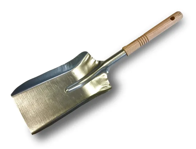 kibros-pelle-charbon-cendres-m-tal-manche-bois-42-cm image 1