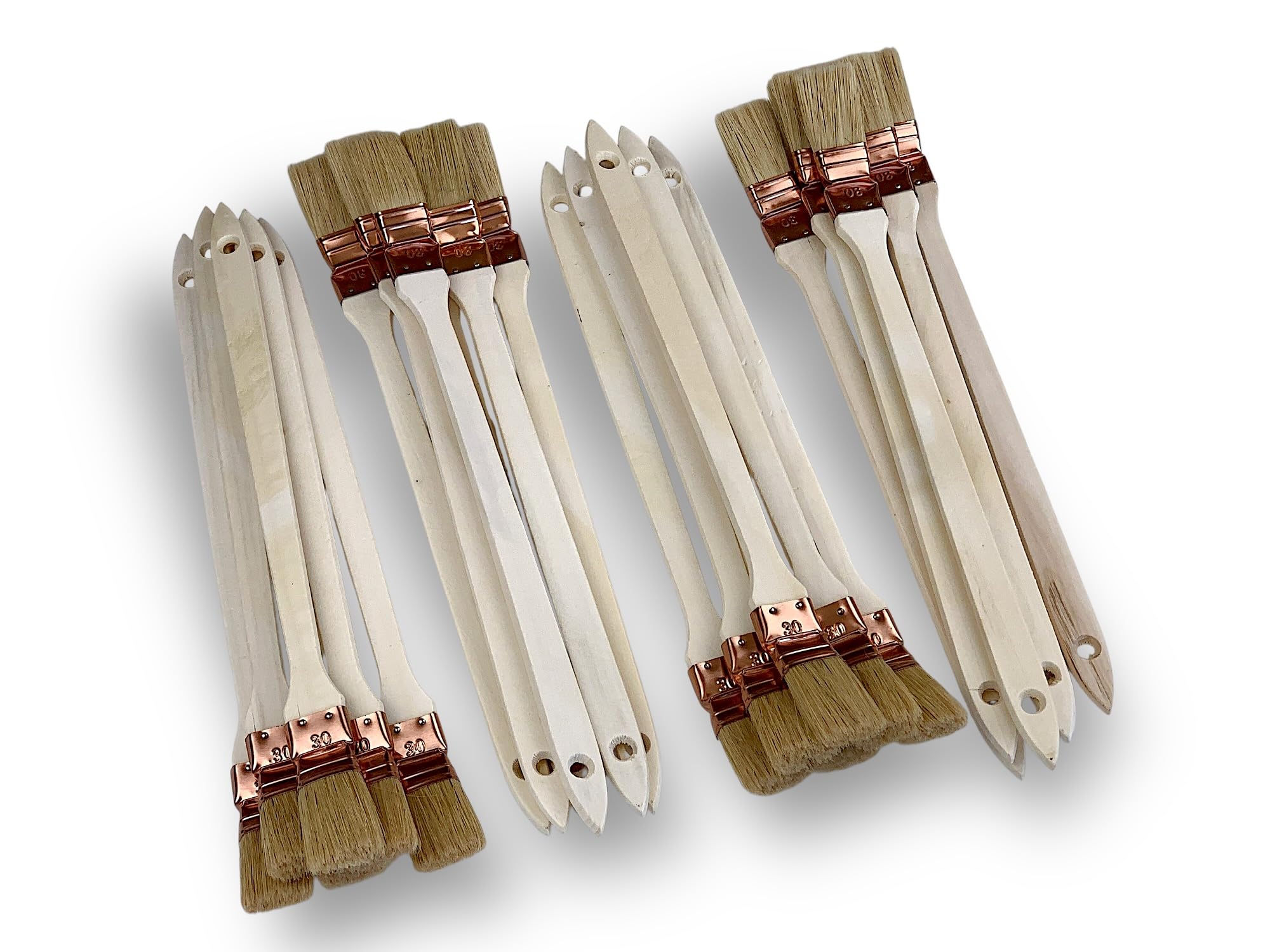 kibros-lot-24-pinceaux-radiateur-pinceau-plat-soie-30-mm-coud image 3