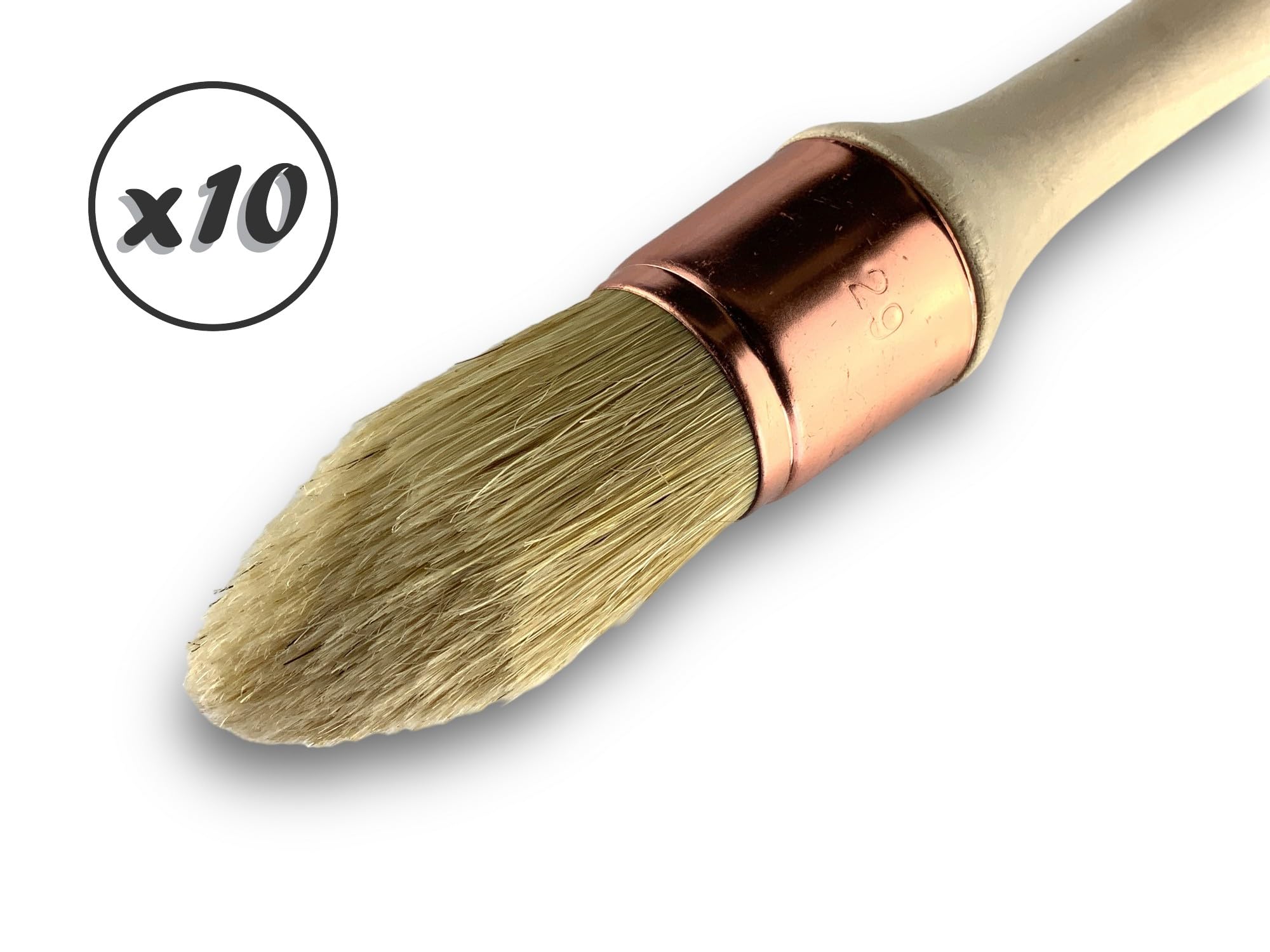kibros-travaux-de-peinture-lot-10-pinceaux-pouce-soie-blanche-29-mm image 3