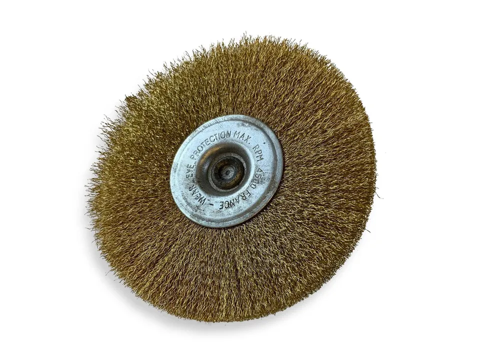 kibros-brosse-circulaire-125-laiton-souple-18-mm-perceuse image 1