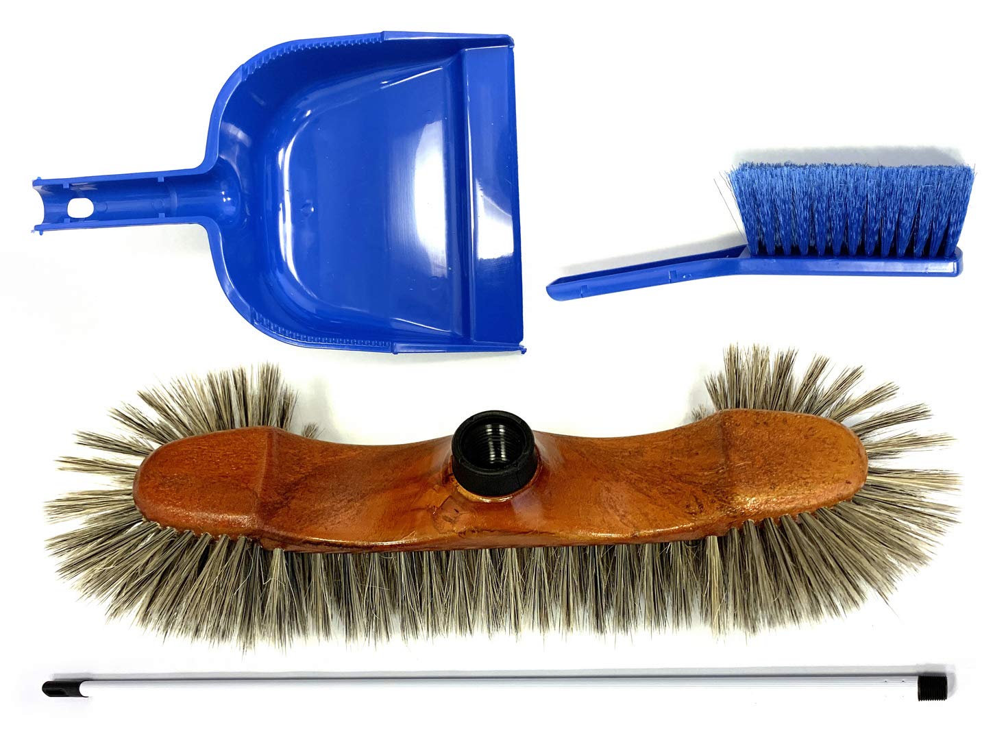kibros-balais-int-rieur-ensemble-balai-soie-grise-30-cm-pelle image 1