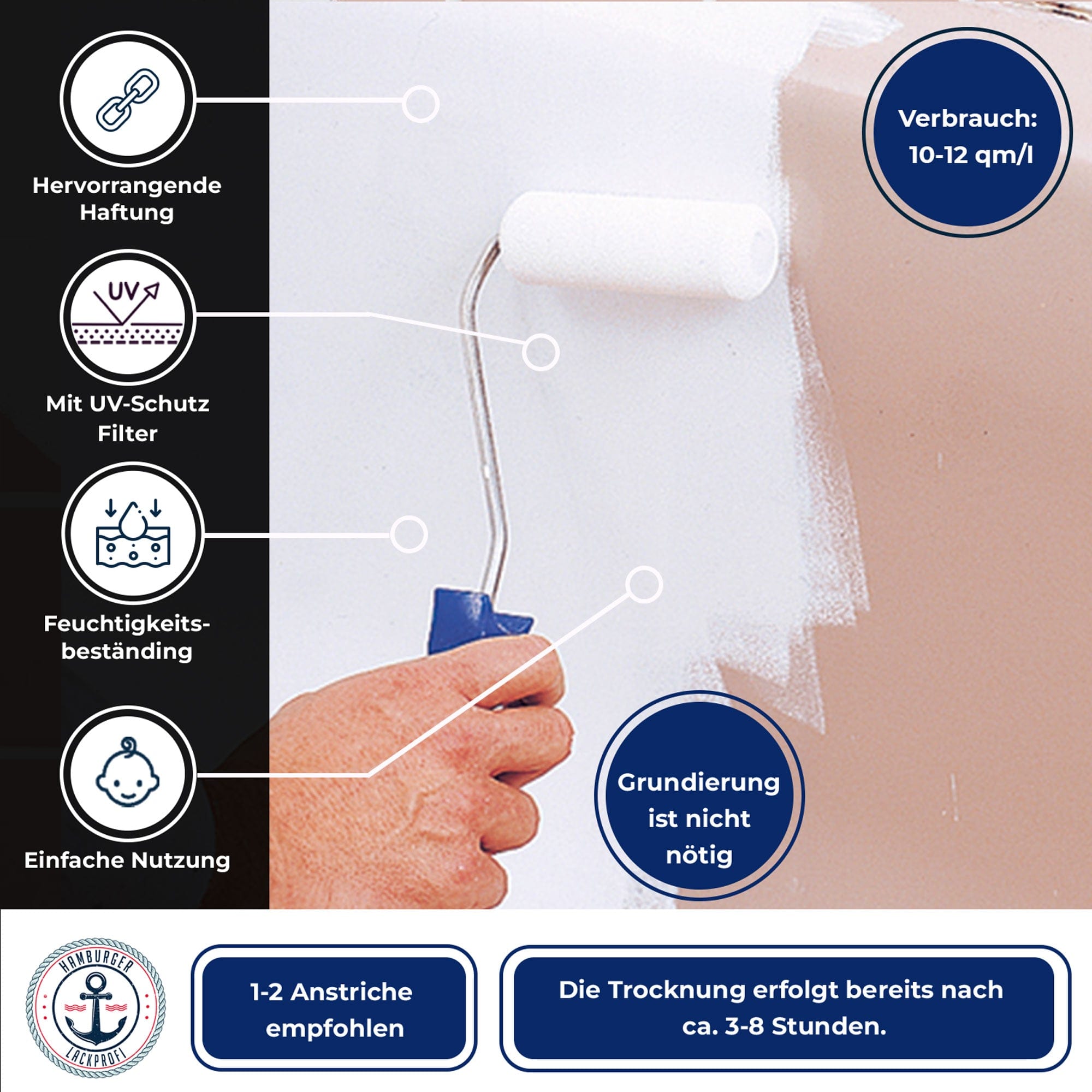 hamburger-lack-profi-badewannenlack-x500-peinture-baignoire-ral-3018-1l image 4