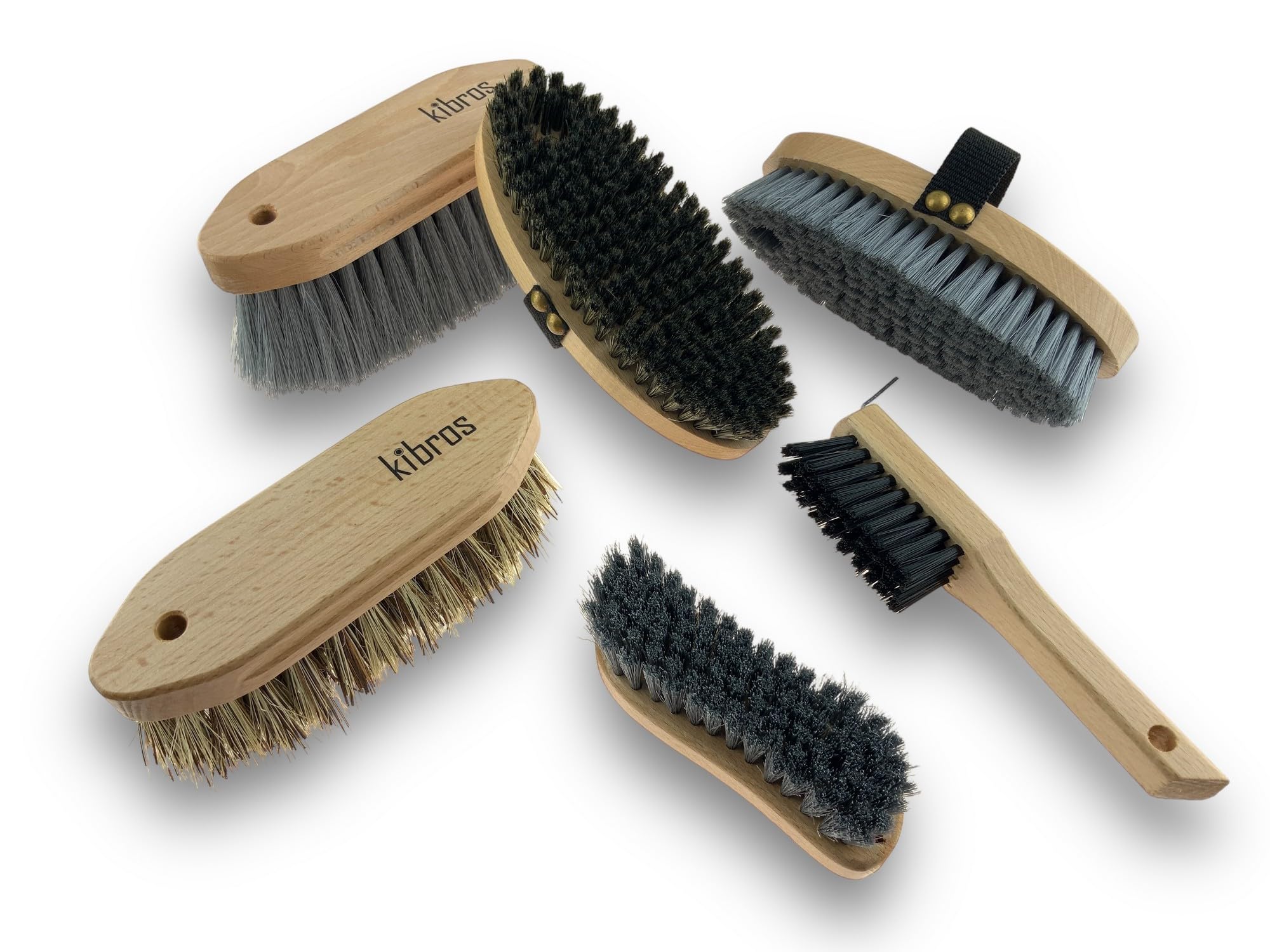 kibros-kit-pansage-cheval-6-brosses-quitation-poney image 5
