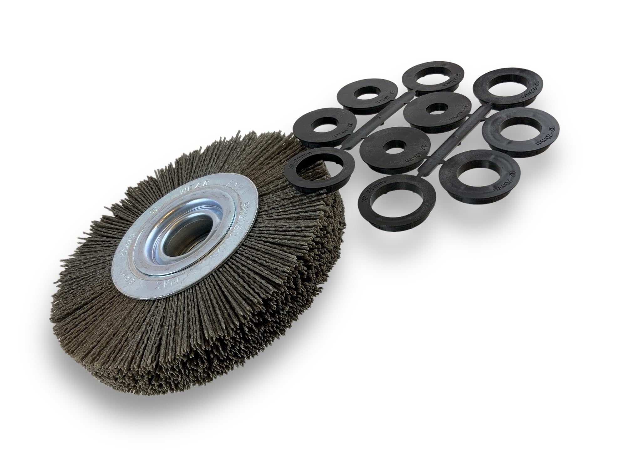 kibros-brosse-circulaire-touret-nylon-grain-80-175-mm-3-rangs-x1 image 2