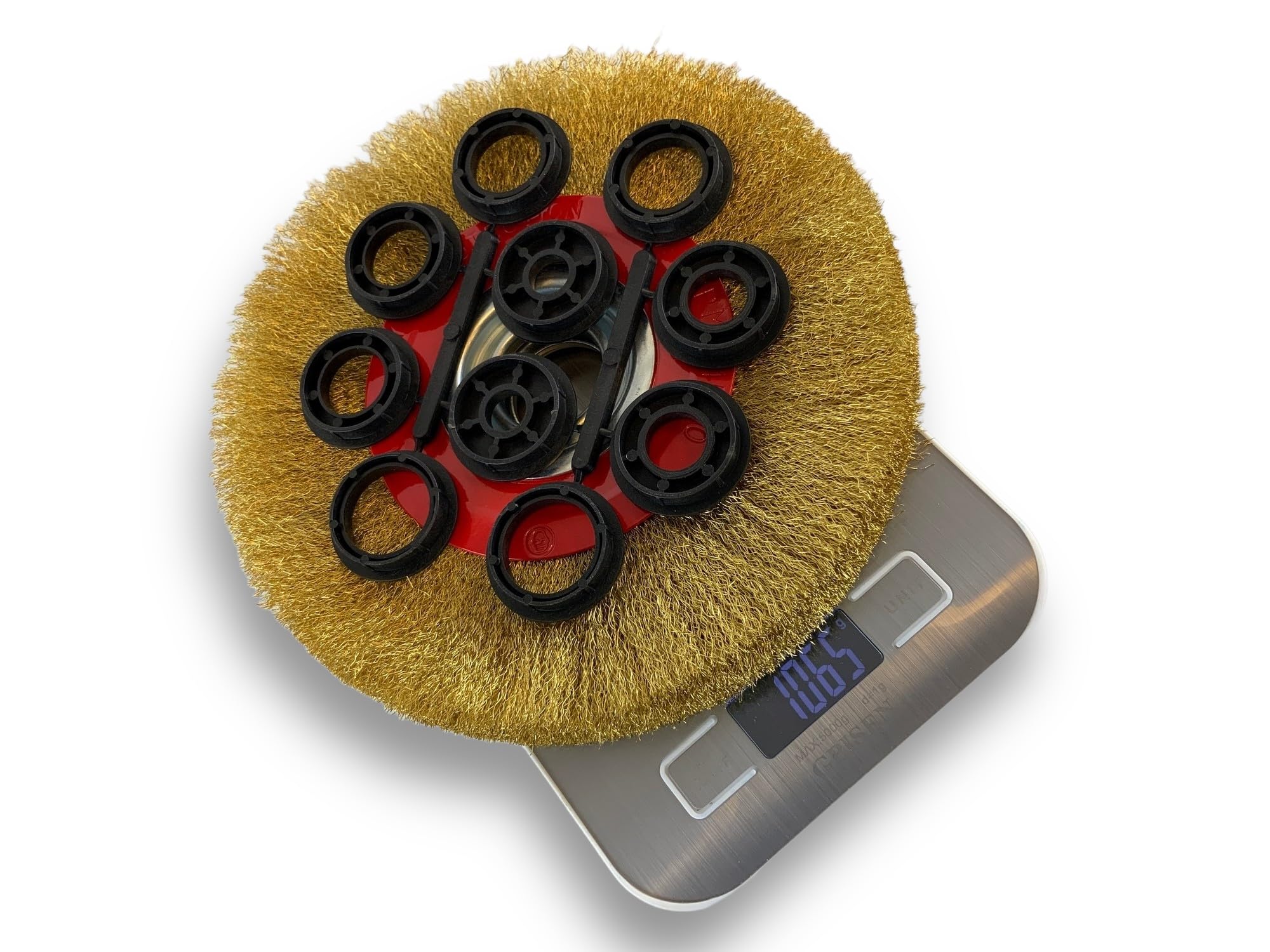kibros-brosse-circulaire-laiton-200-mm-2-rangs-souple image 7