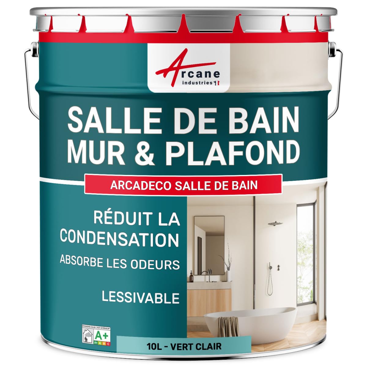 arcane-arcascreen-peinture-salle-de-bain-2-5-l-bleu-pastel image 8