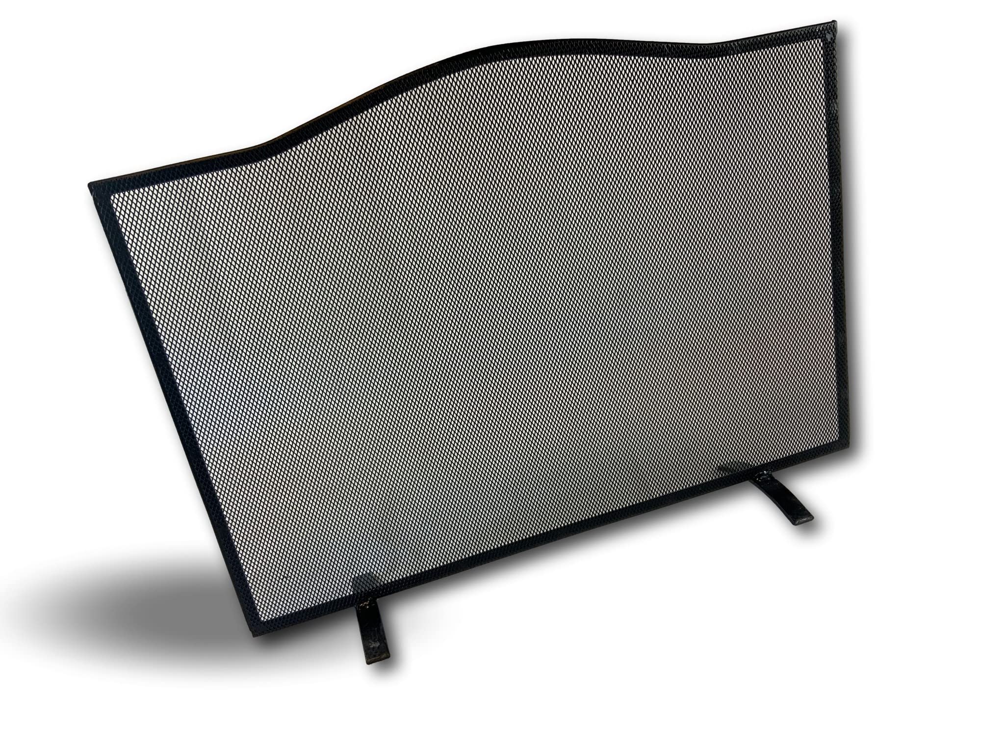 kibros-pare-feu-chapeau-gendarme-60x46-cm-acier-noir image 1