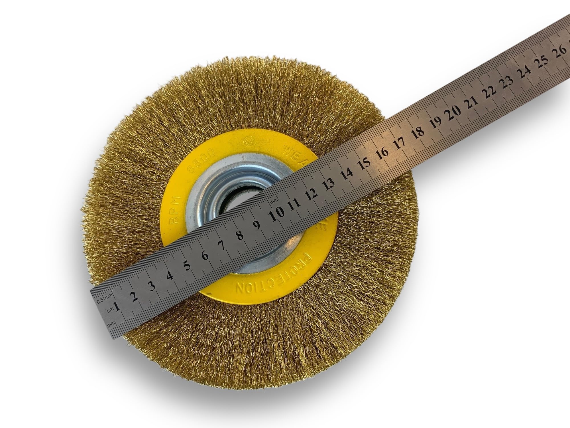 kibros-brosse-circulaire-touret-laiton-souple-175-mm-3-rangs image 5