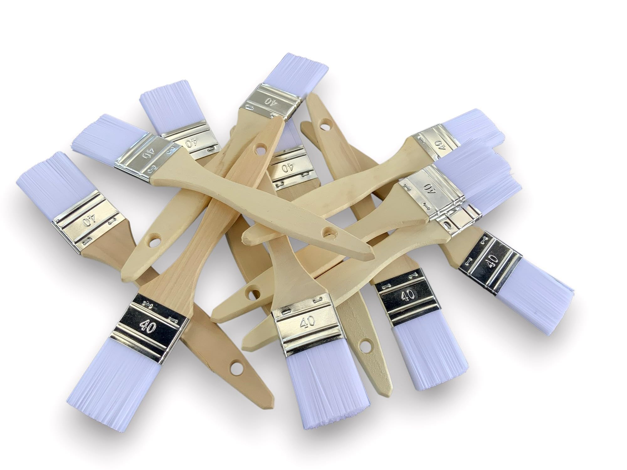 kibros-travaux-de-peinture-lot-12-pinceaux-queue-de-morue-nylon-40mm image 4