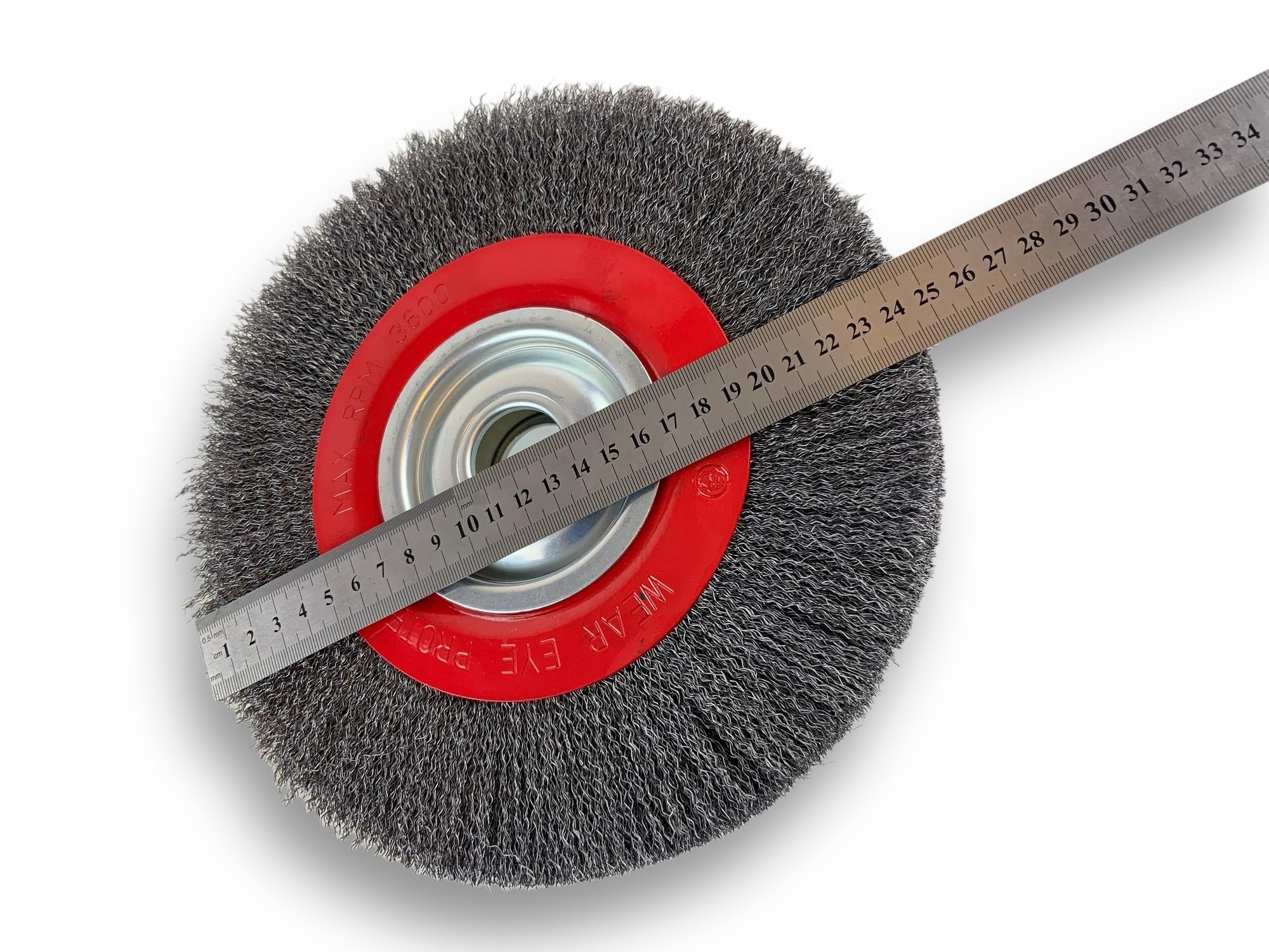 kibros-brosse-circulaire-touret-acier-250mm-2-rangs-fil-dur image 5