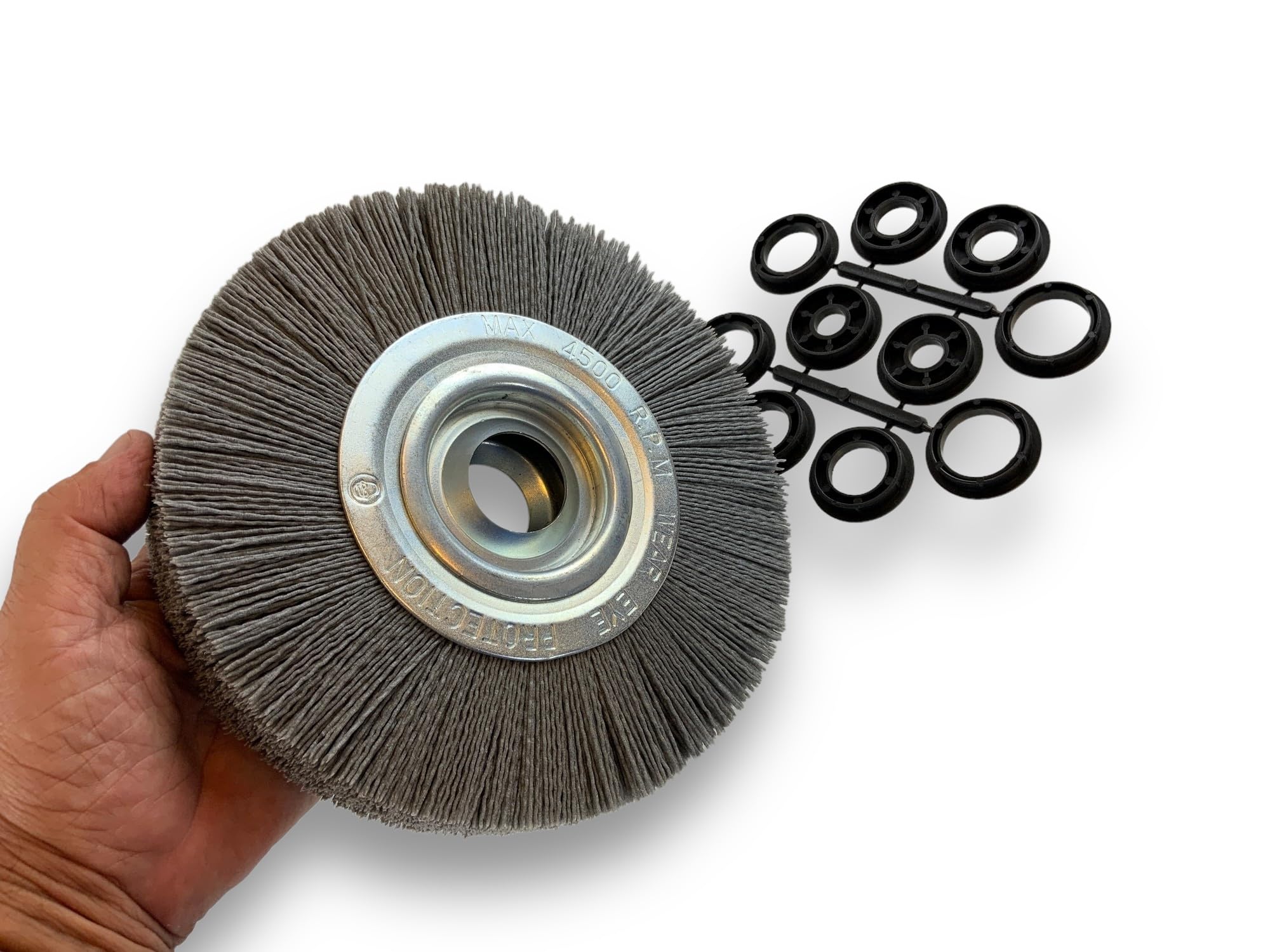 kibros-brosse-circulaire-touret-nylon-grain-120-200-mm-3-rangs image 3