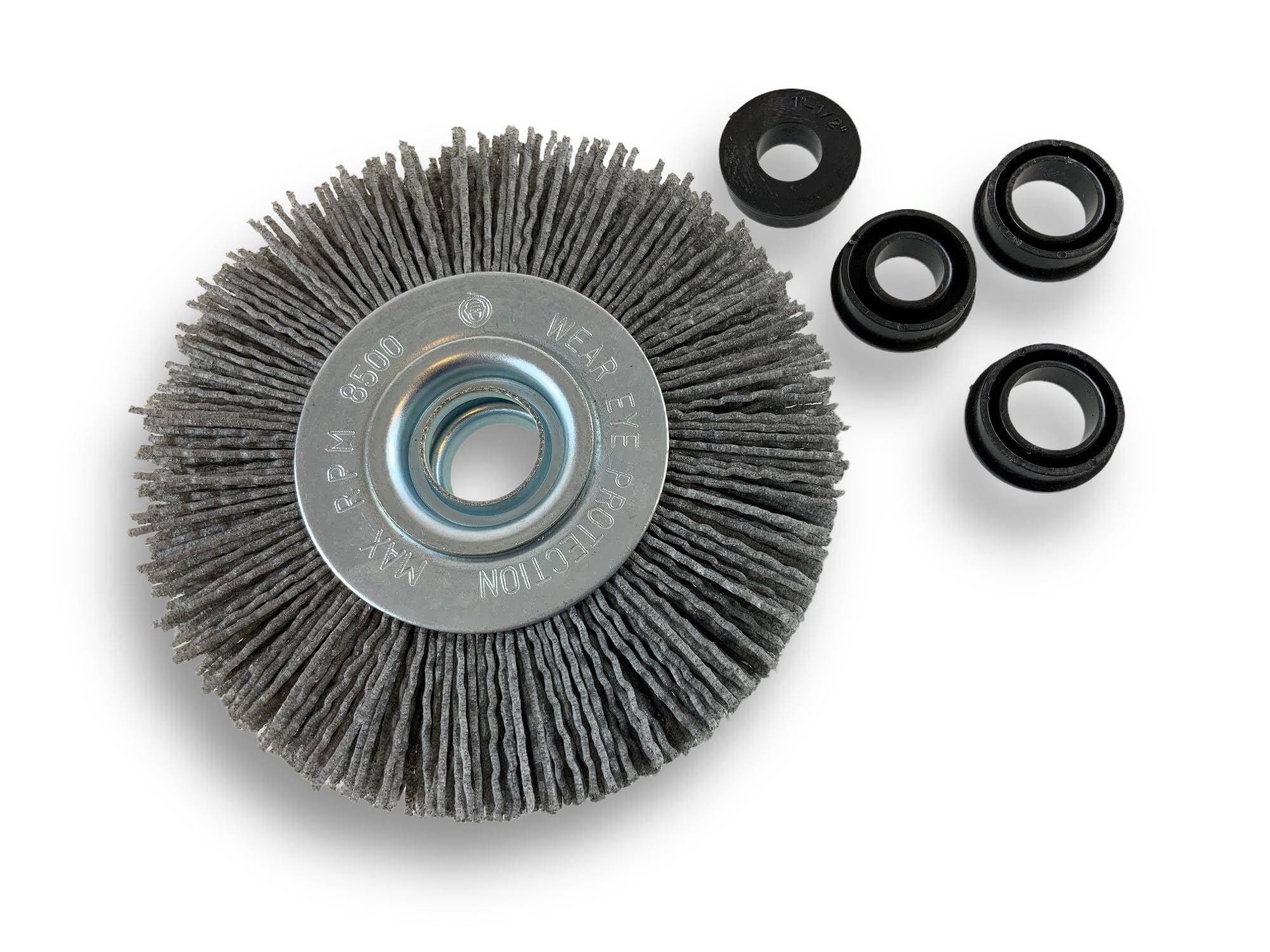 kibros-brosse-circulaire-touret-nylon-grain-80-125-mm-2-rangs image 1