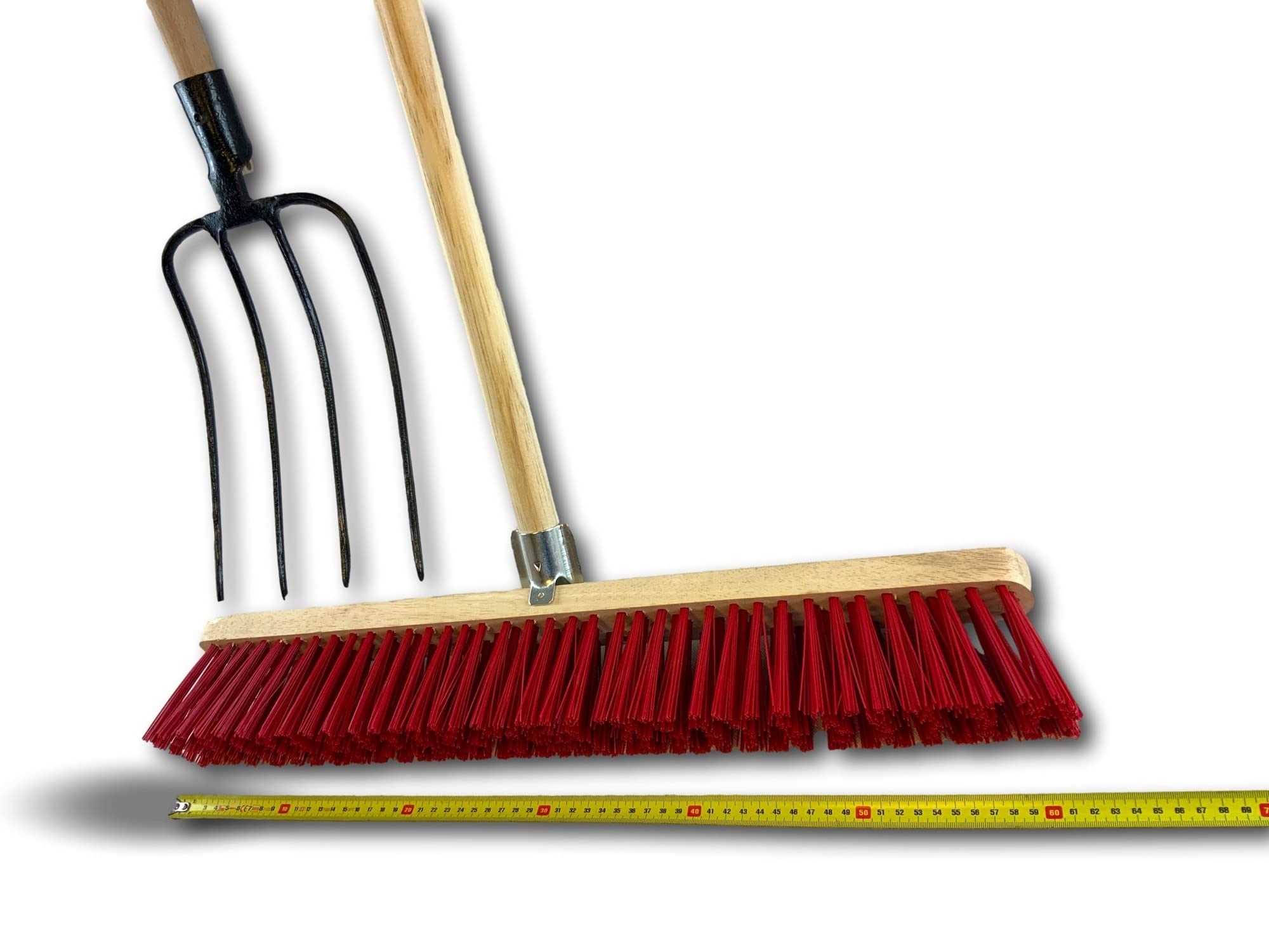 kibros-ensemble-balai-cantonnier-pvc-60-cm-fourche-4-dents image 4