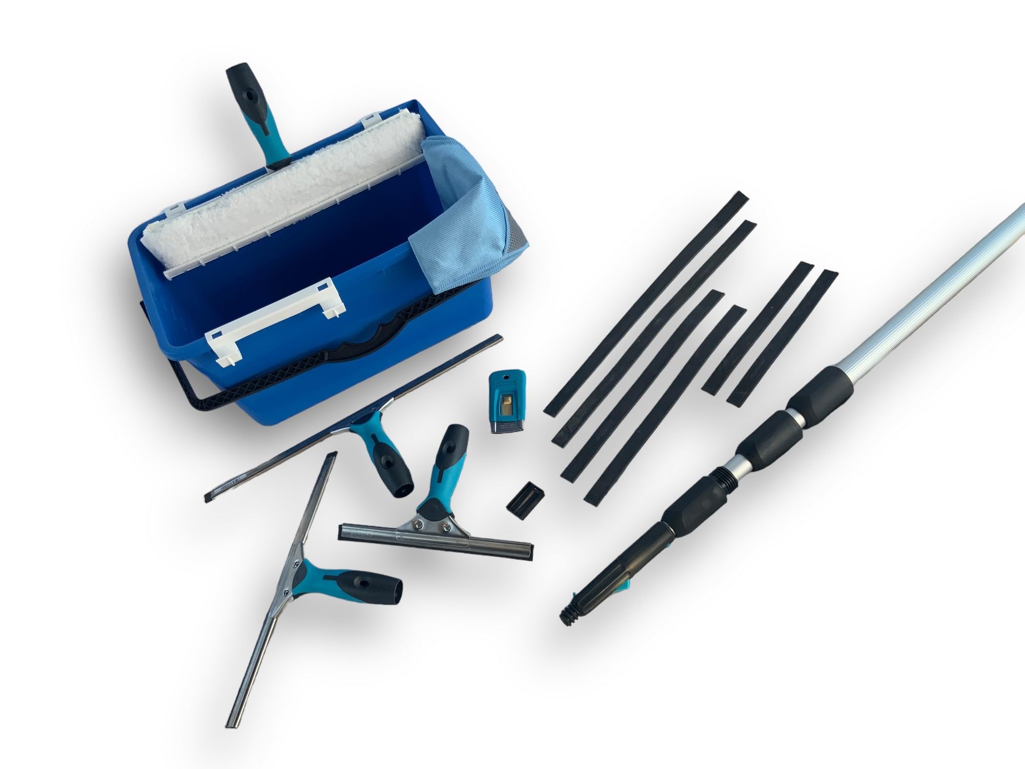 kibros-hyper-pro-kit-laveur-vitres-seau-18-l-3-raclettes image 2