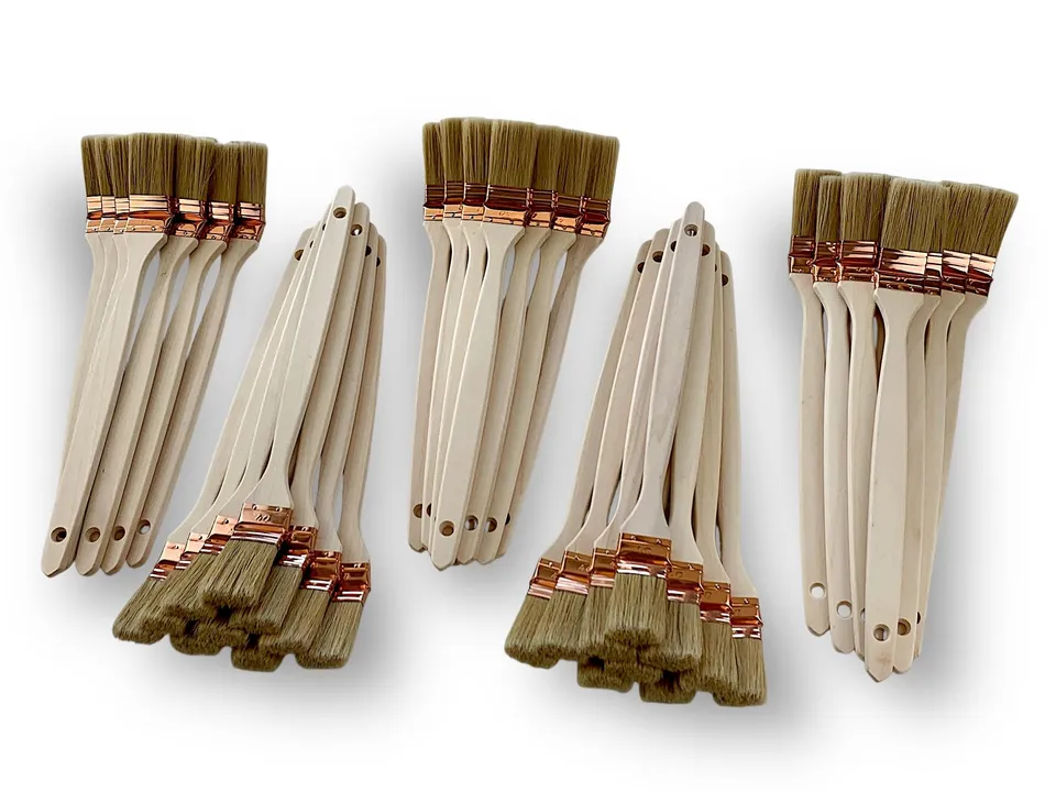 kibros-travaux-peinture-lot-50-pinceaux-radiateur-coud-s-40-mm-soie-blanche image 1