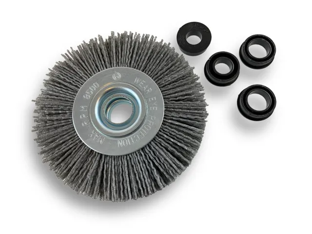 kibros-brosse-circulaire-touret-nylon-grain-80-125-mm-2-rangs image 1