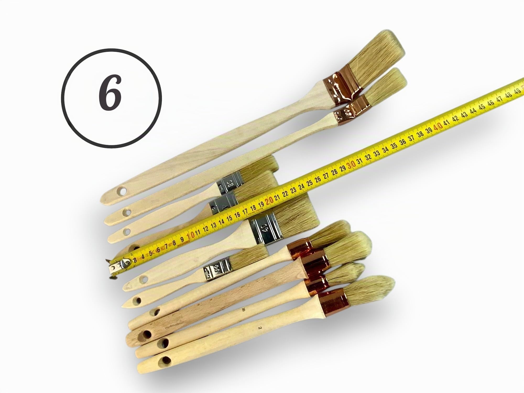 kibros-lot-60-pinceaux-peinture-plats-radiateur-pouce-rechampir image 7