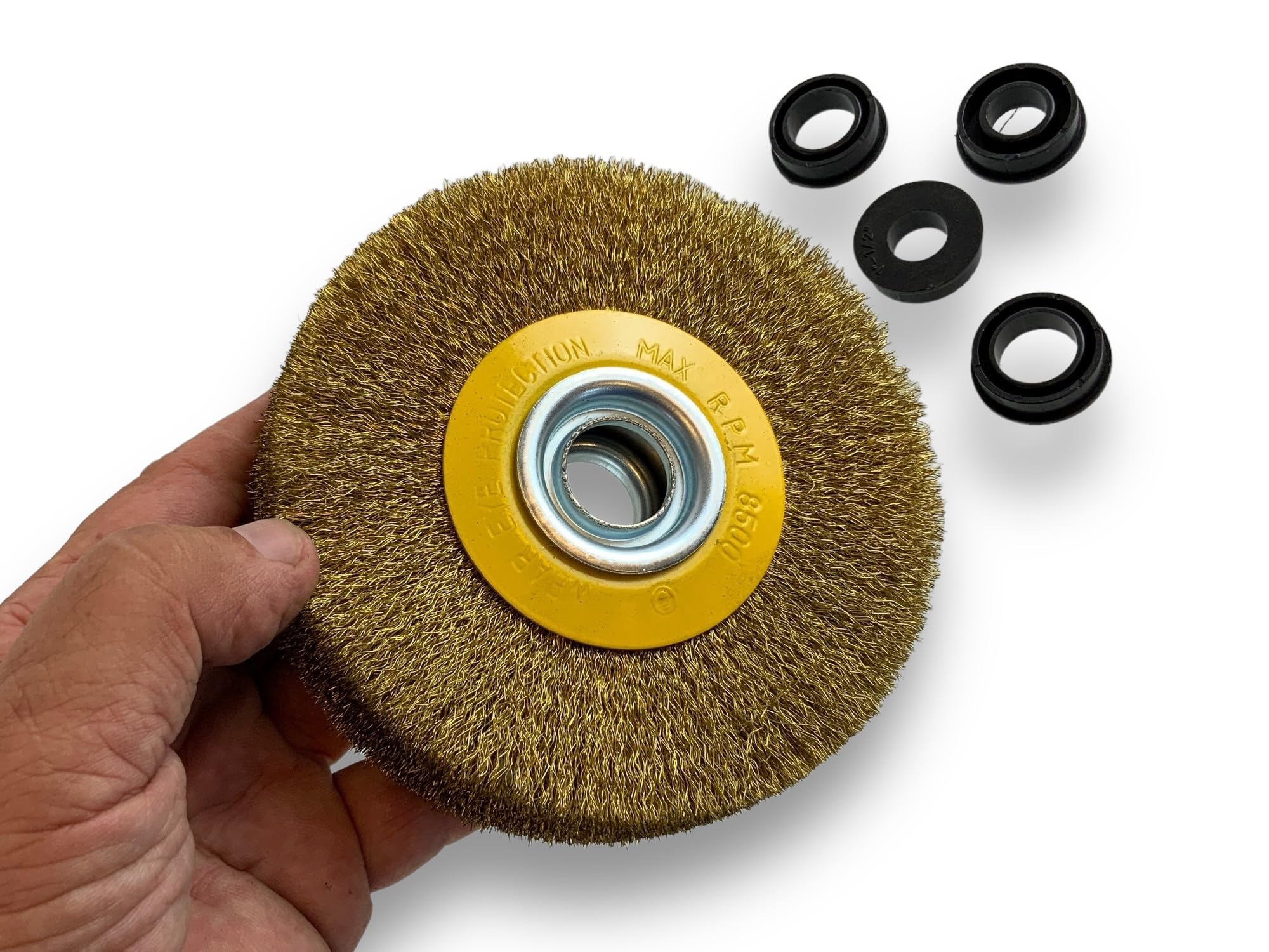 kibros-brosse-circulaire-touret-laiton-souple-125-mm-3-rangs image 3