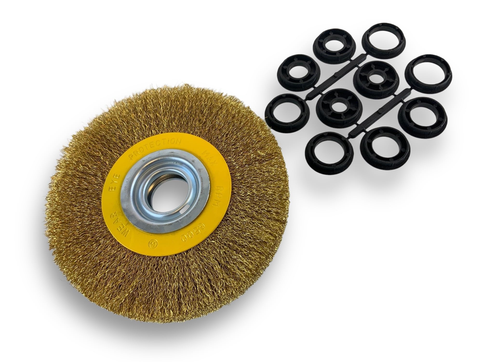 kibros-brosse-circulaire-touret-laiton-dur-175-mm-3-rangs image 1