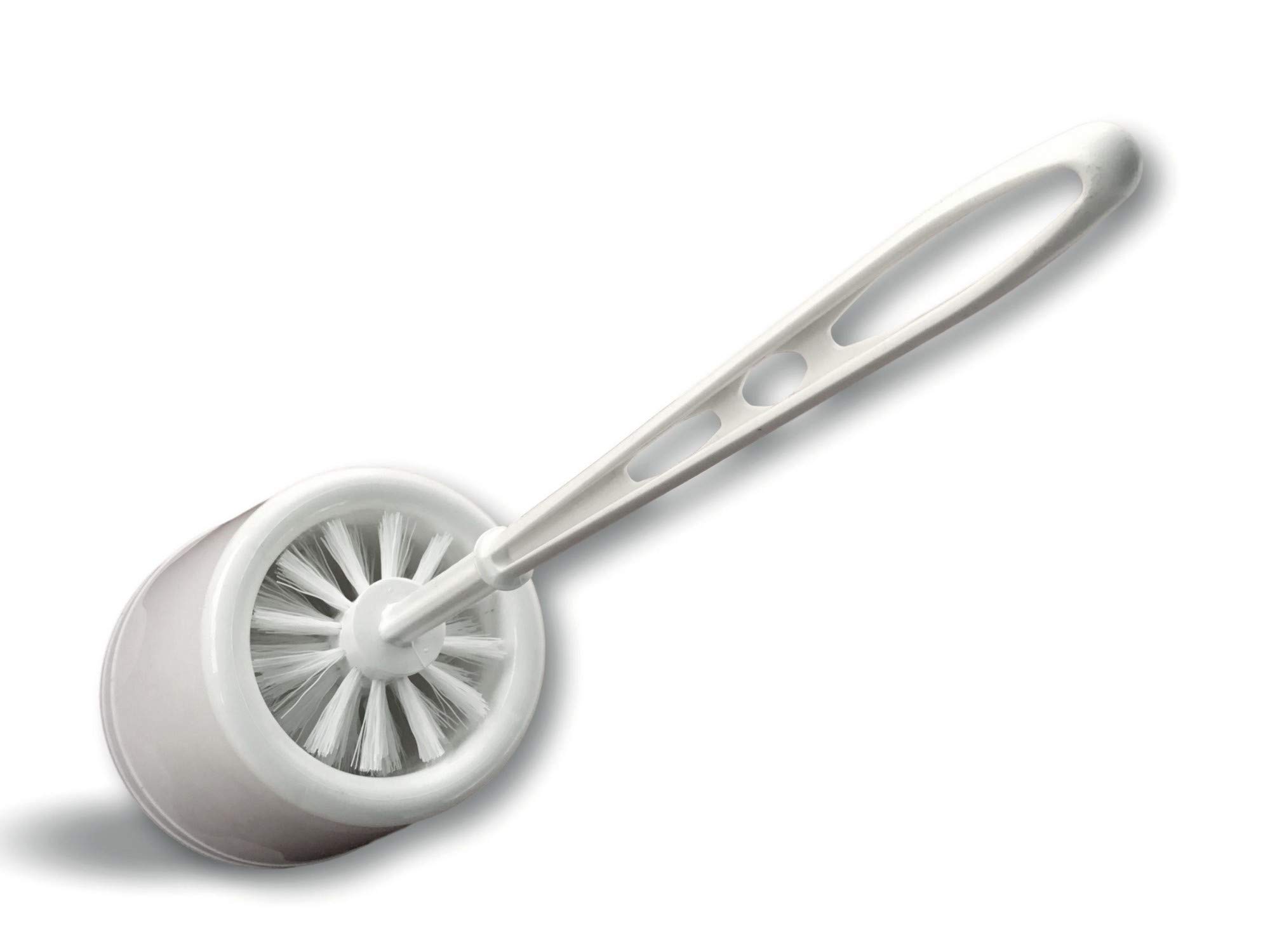 kibros-brosse-wc-boule-balayette-avec-socle-blanc-x1 image 1