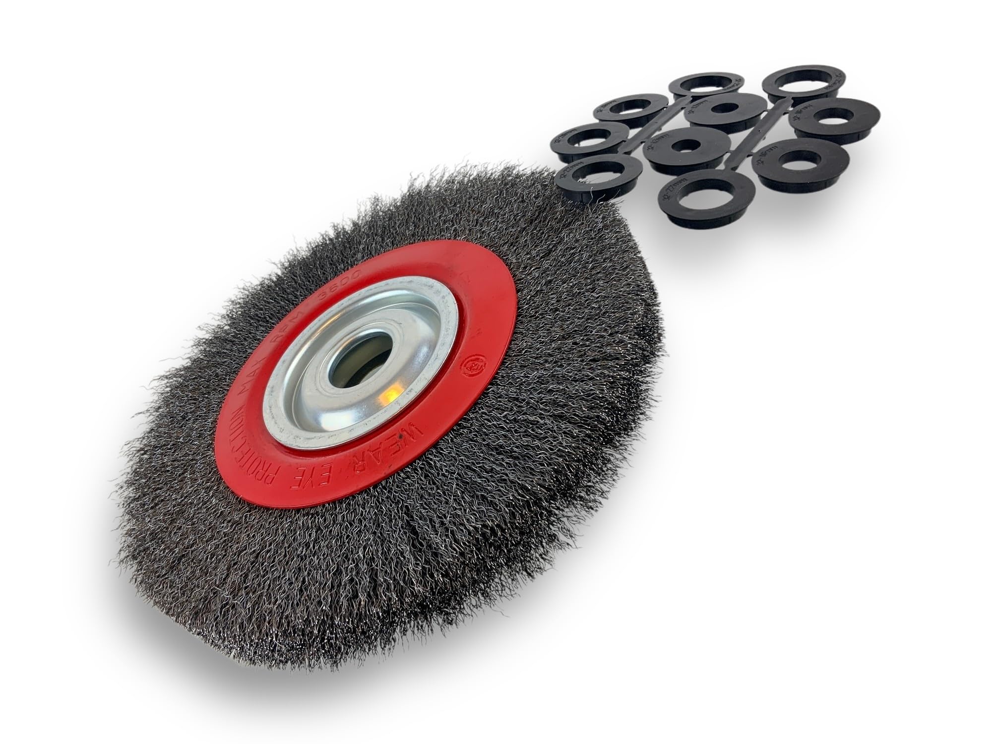 kibros-brosse-circulaire-touret-acier-250mm-2-rangs-fil-dur image 2