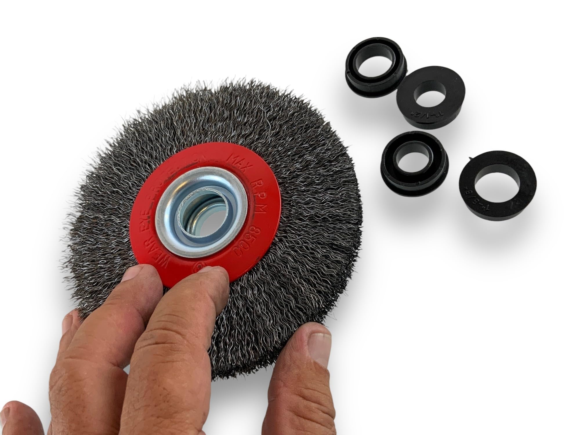 kibros-brosse-circulaire-acier-dur-125-mm-3-rangs-x1 image 4