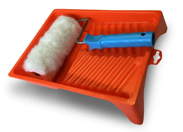kibros-travaux-de-peinture-kit-bac-plat-rouleau-polyester-18-cm image 1