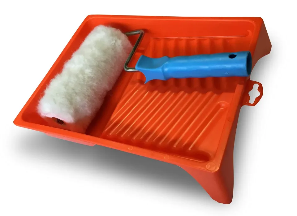 kibros-travaux-de-peinture-kit-bac-plat-rouleau-polyester-18-cm image 1