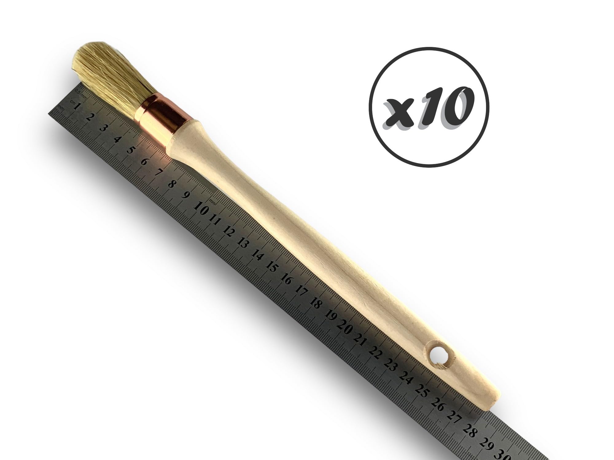 kibros-lot-10-pinceaux-pouce-soie-blanche-20-mm image 6