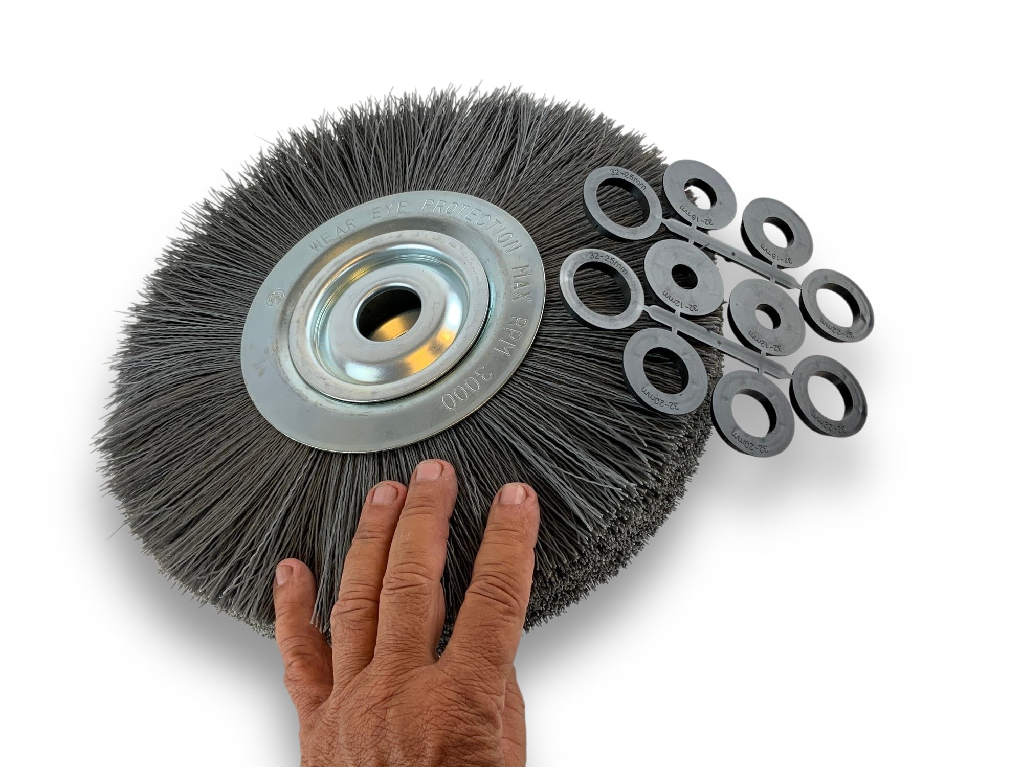 kibros-brosse-circulaire-touret-nylon-grain-240-300-mm-3-rangs image 4