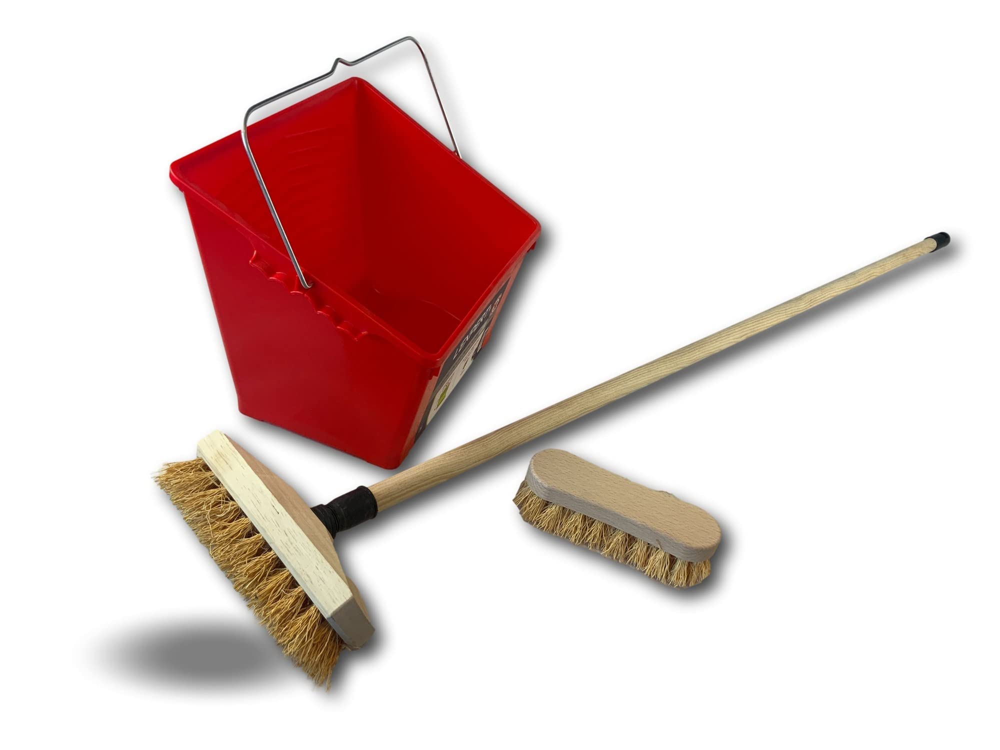kibros-balai-lave-pont-balai-brosse-ppl-blanc-manche-bois-seau image 6