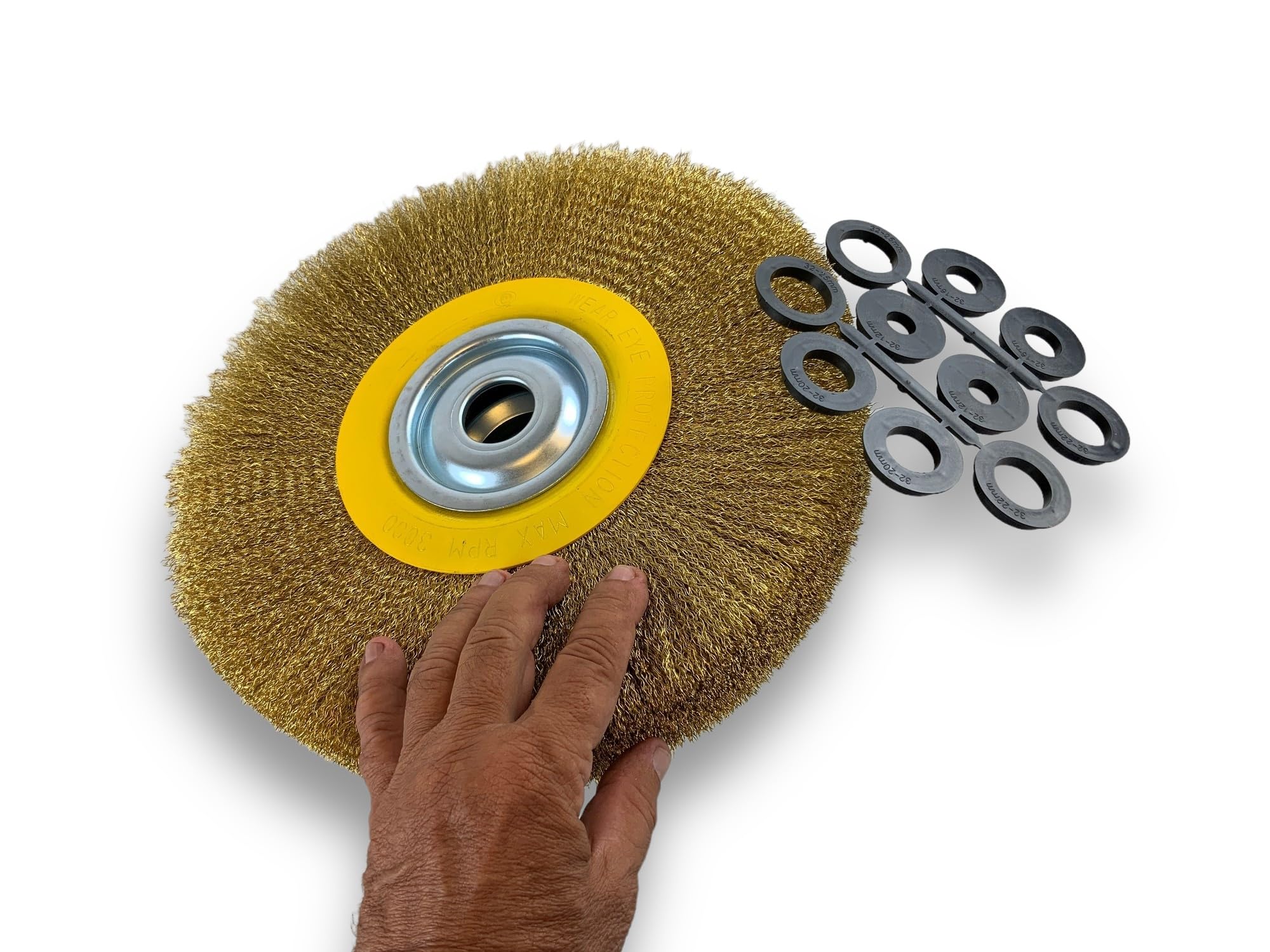 kibros-brosse-circulaire-touret-laiton-dur-300-mm-3-rangs image 4