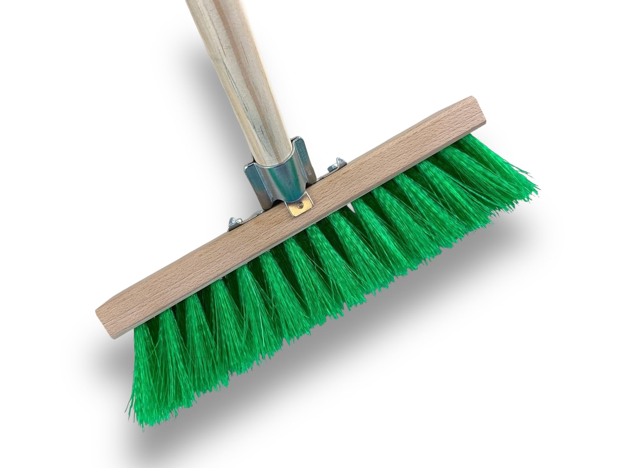kibros-balai-cantonnier-32-cm-balai-ext-rieur-pvc-vert-avec-manche image 4