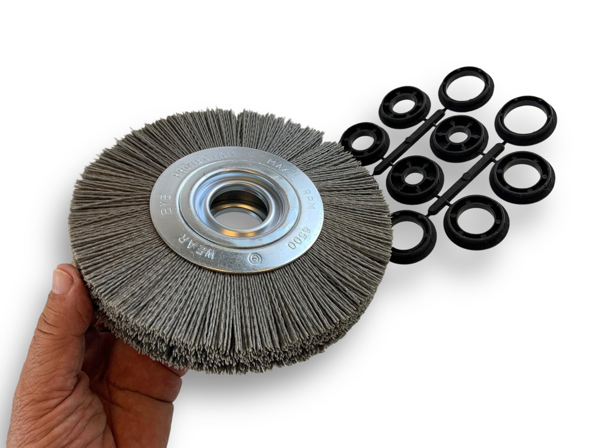 kibros-brosse-circulaire-touret-nylon-grain-120-175-mm-3-rangs image 3