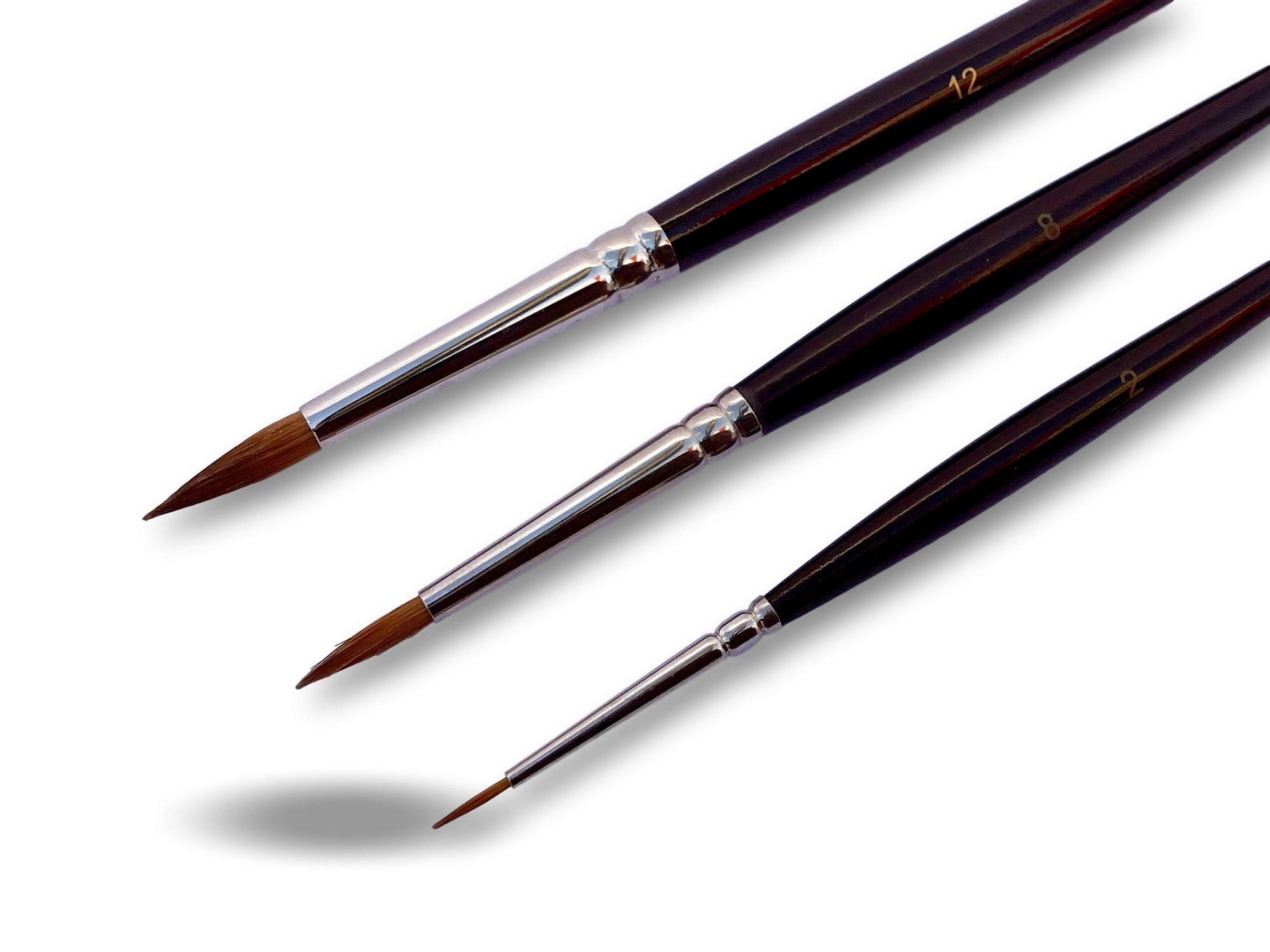 kibros-brosses-lettre-kolinsky-n-2-8-12-pinceau-lettrage-lot-3 image 3